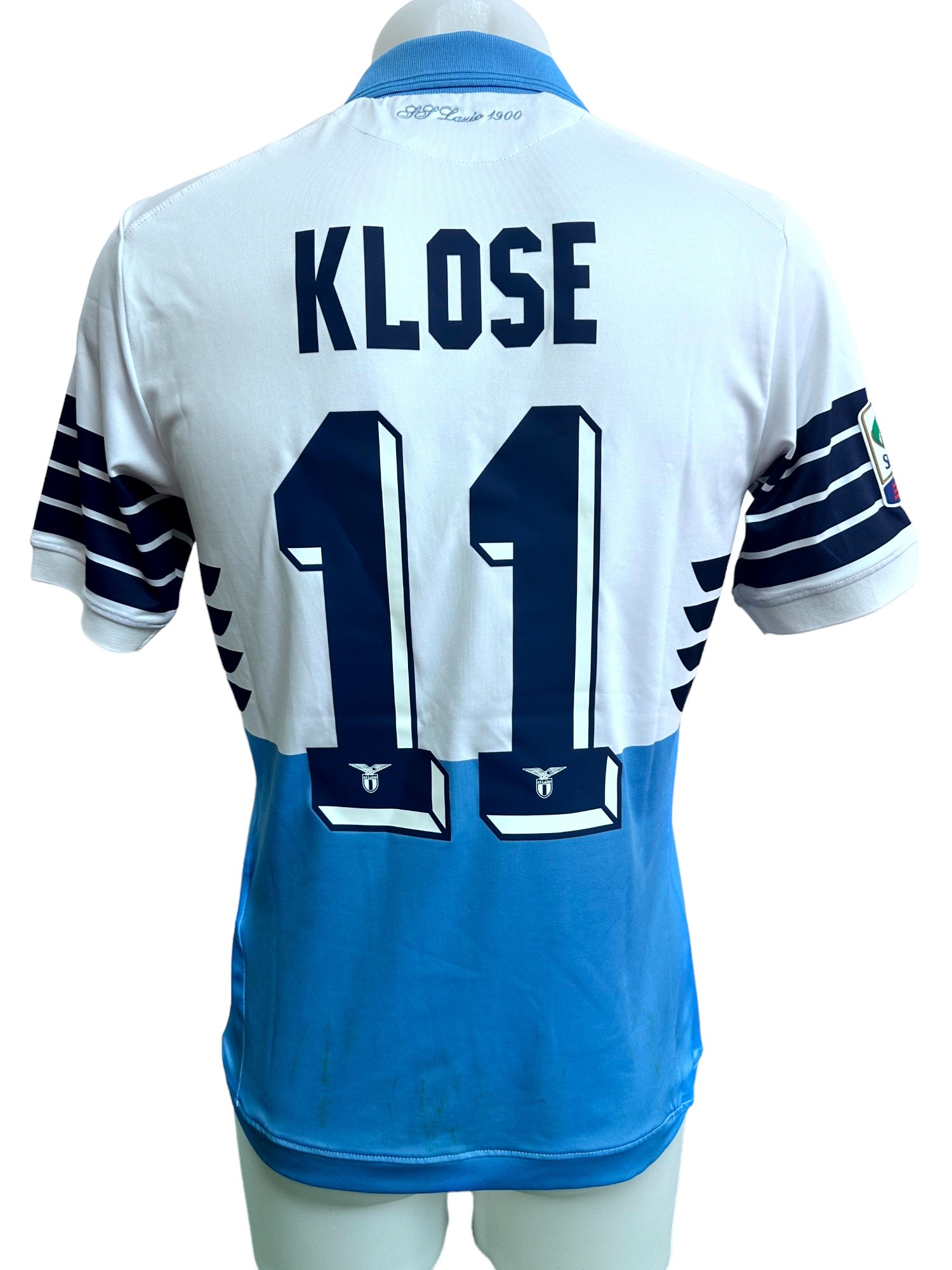 Klose's Lazio unwashed Shirt, 2014/15 - CharityStars