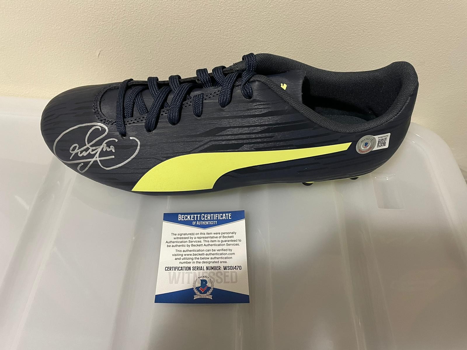 Neymar s Signed Football Boot CharityStars