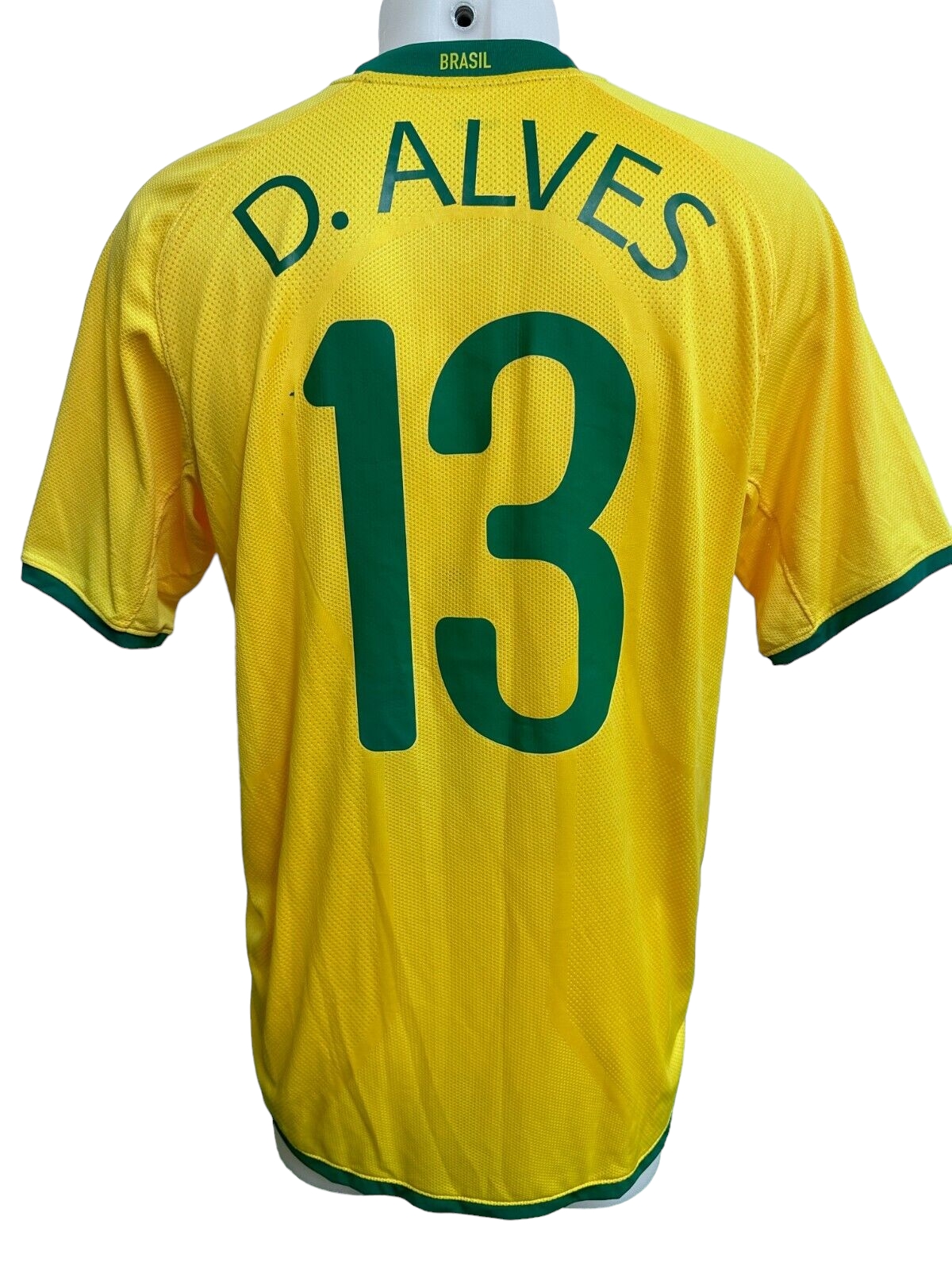 Dani Alves' Brazil Issued Shirt, 2008 - CharityStars