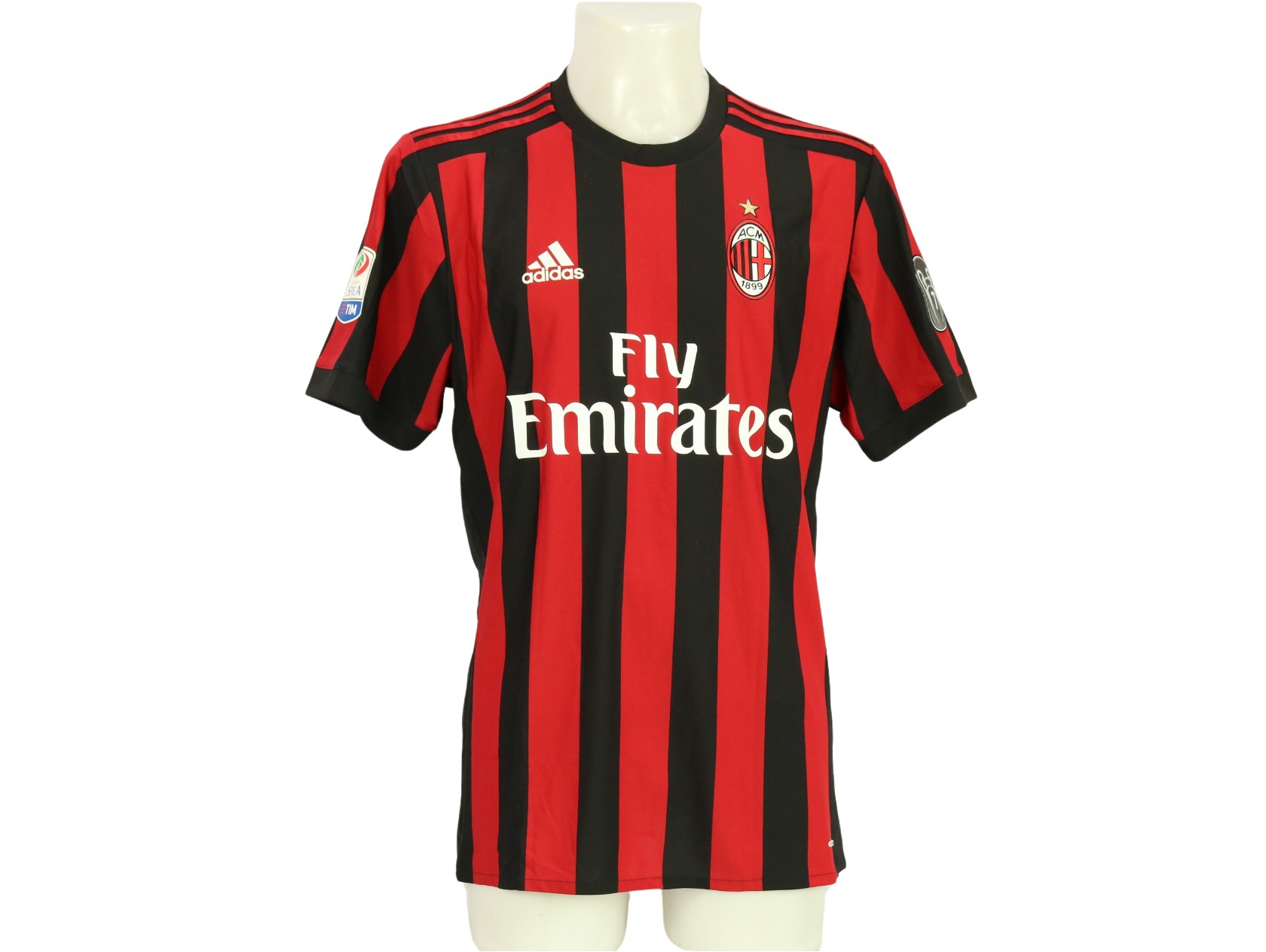 Romagnoli Official AC Milan Signed Shirt, 2017/18 - CharityStars
