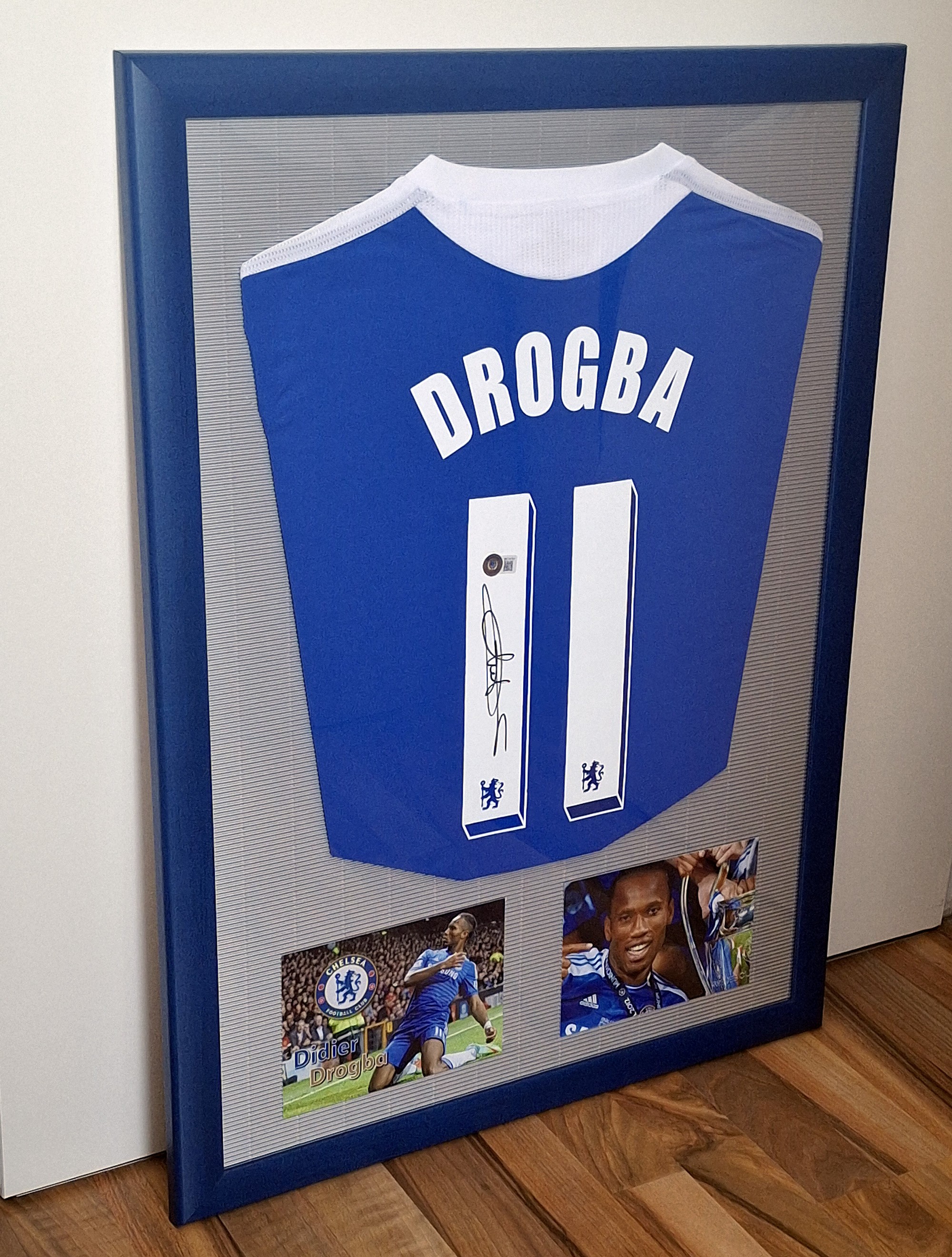 Didier Drogba's Chelsea FC Champions League Signed and Framed