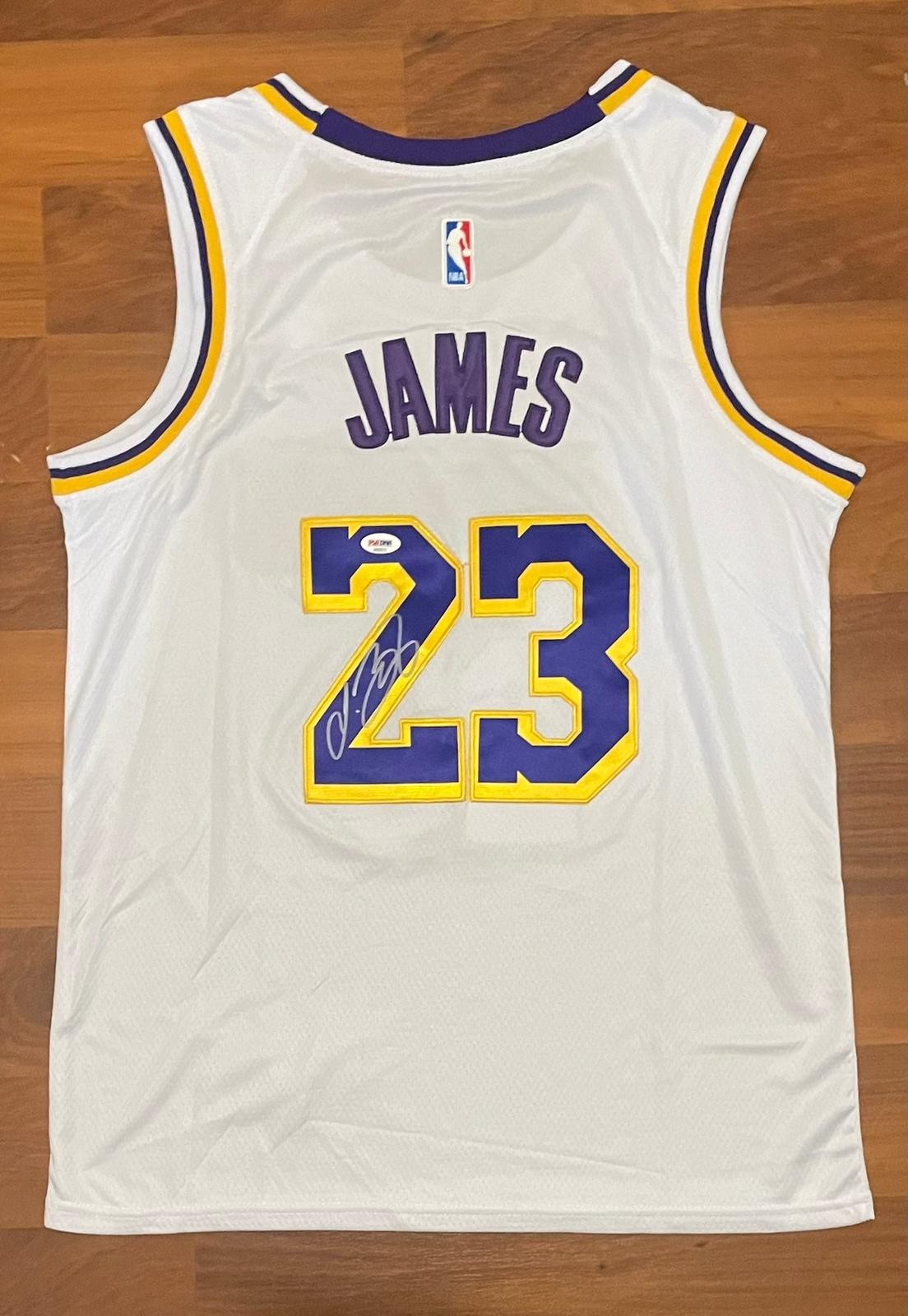 Lebron James Lakers 2020 Signed Replica Jersey CharityStars