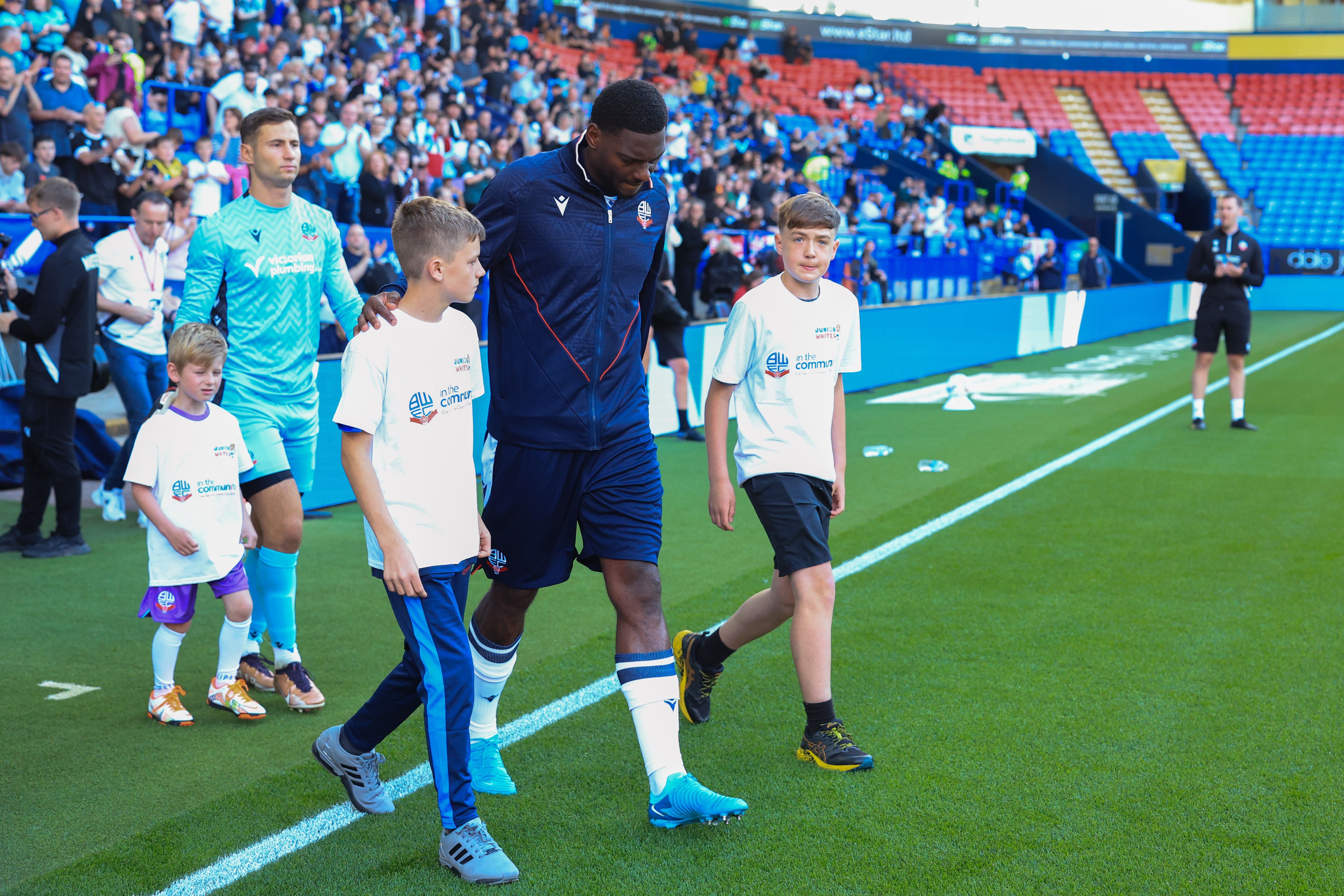 Bolton Wanderers Player Mascot Experience Vs Charlton Athletic 21st