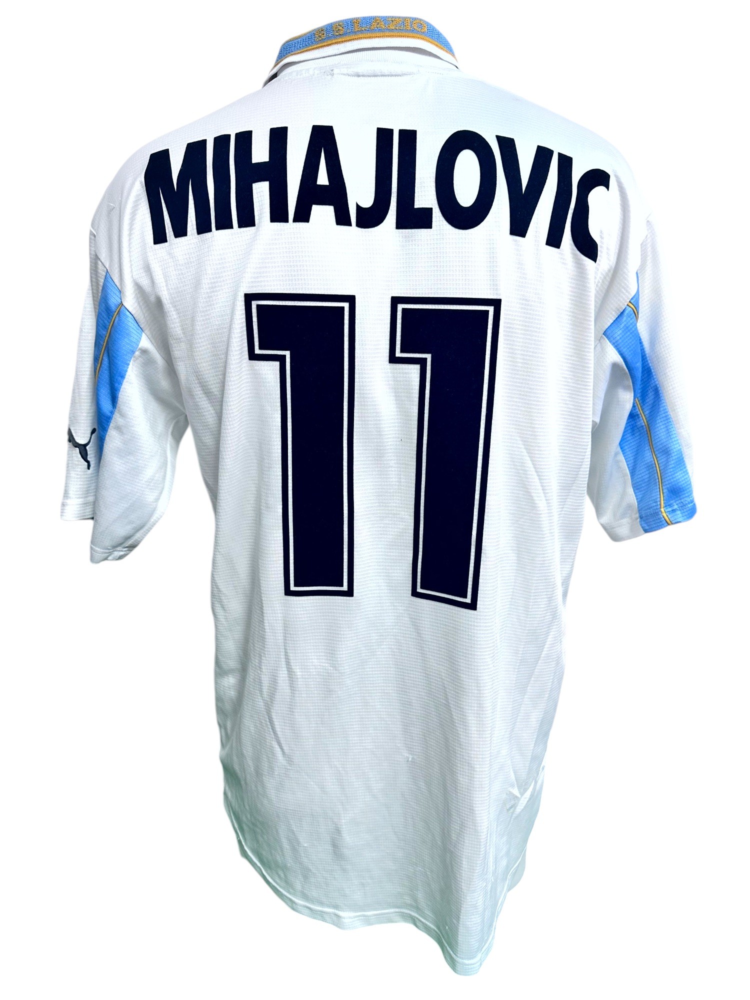 Maillot Lazio Immobile - Match Worn 2016/2017, Non Lavé, Avec COA, Macron