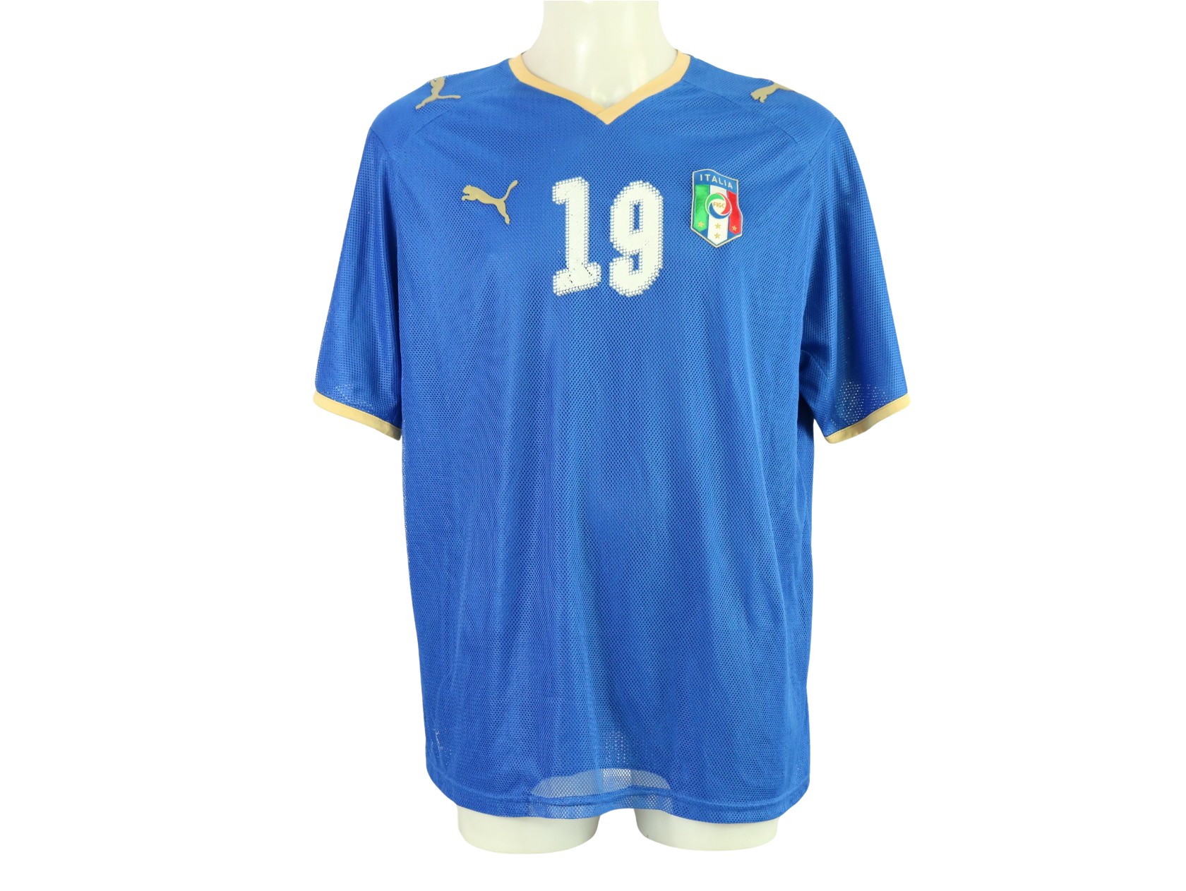 Zambrotta's Italy Signed Match-Issued Shirt, 2008 - CharityStars