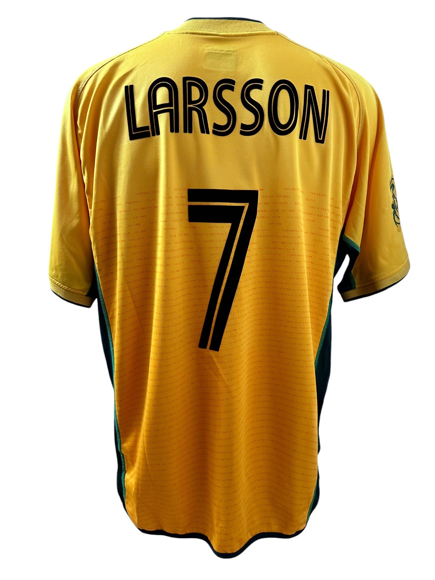 Official Larsson Shirt, Celtic vs Boavista 2003 - CharityStars