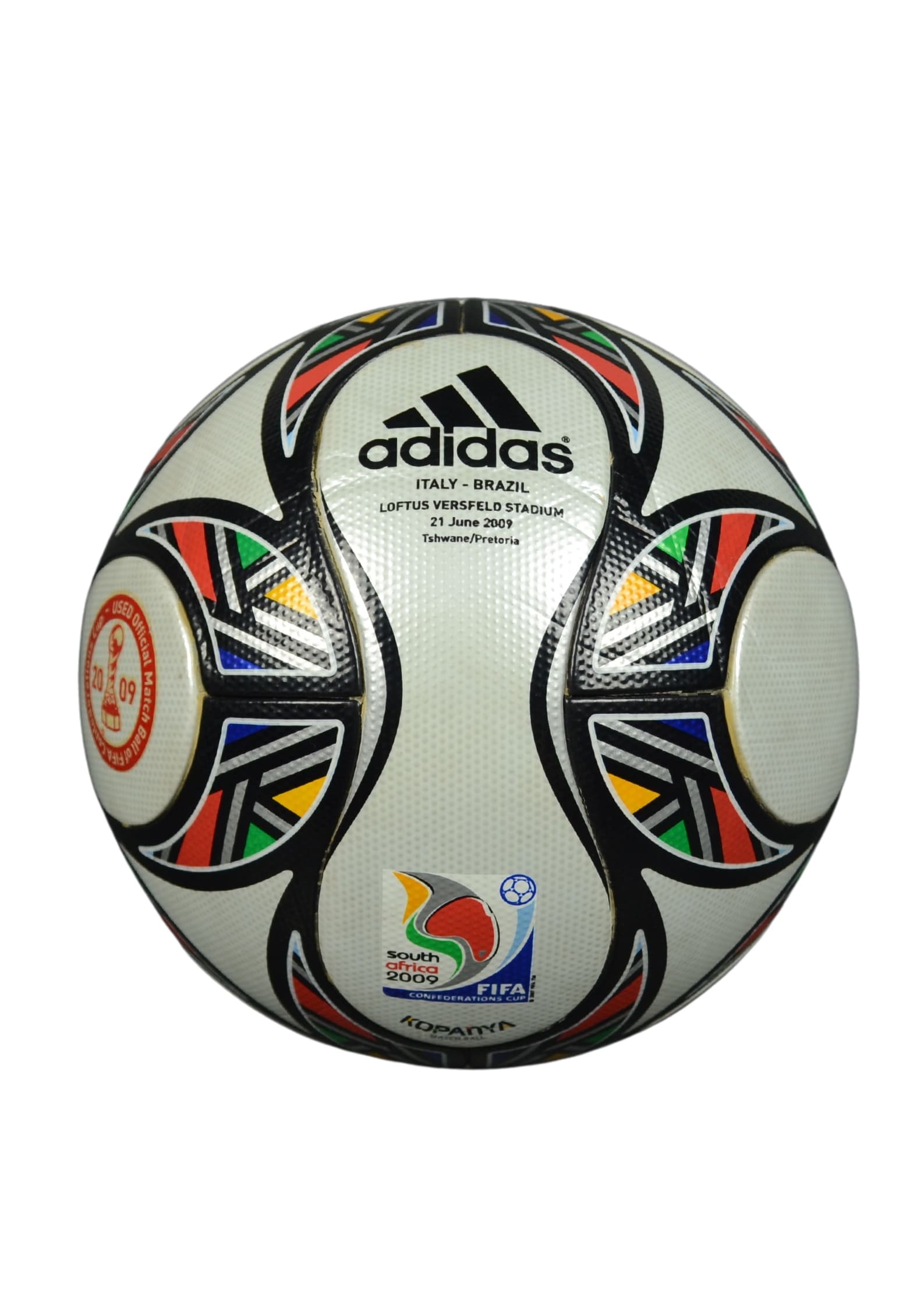 2009 Confederations Cup Italy VS Brazil Match Ball CharityStars