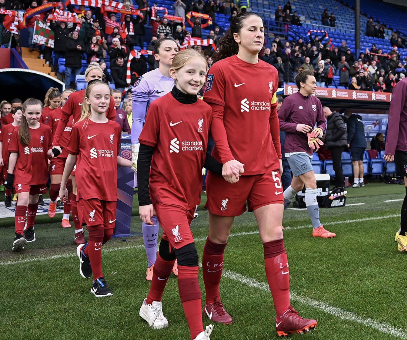 Child Mascot Experience at Anfield (LFCW vs. Man City, 13th Oct