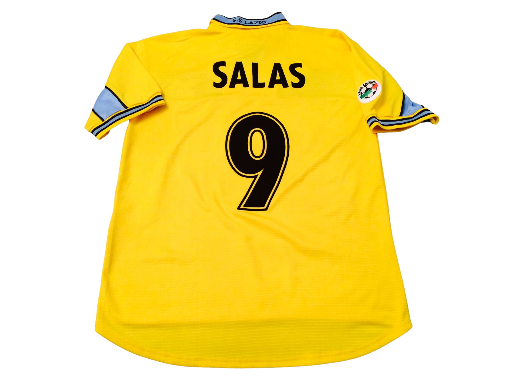 Salas' Lazio Match-Issued Shirt, 1998/99 - CharityStars