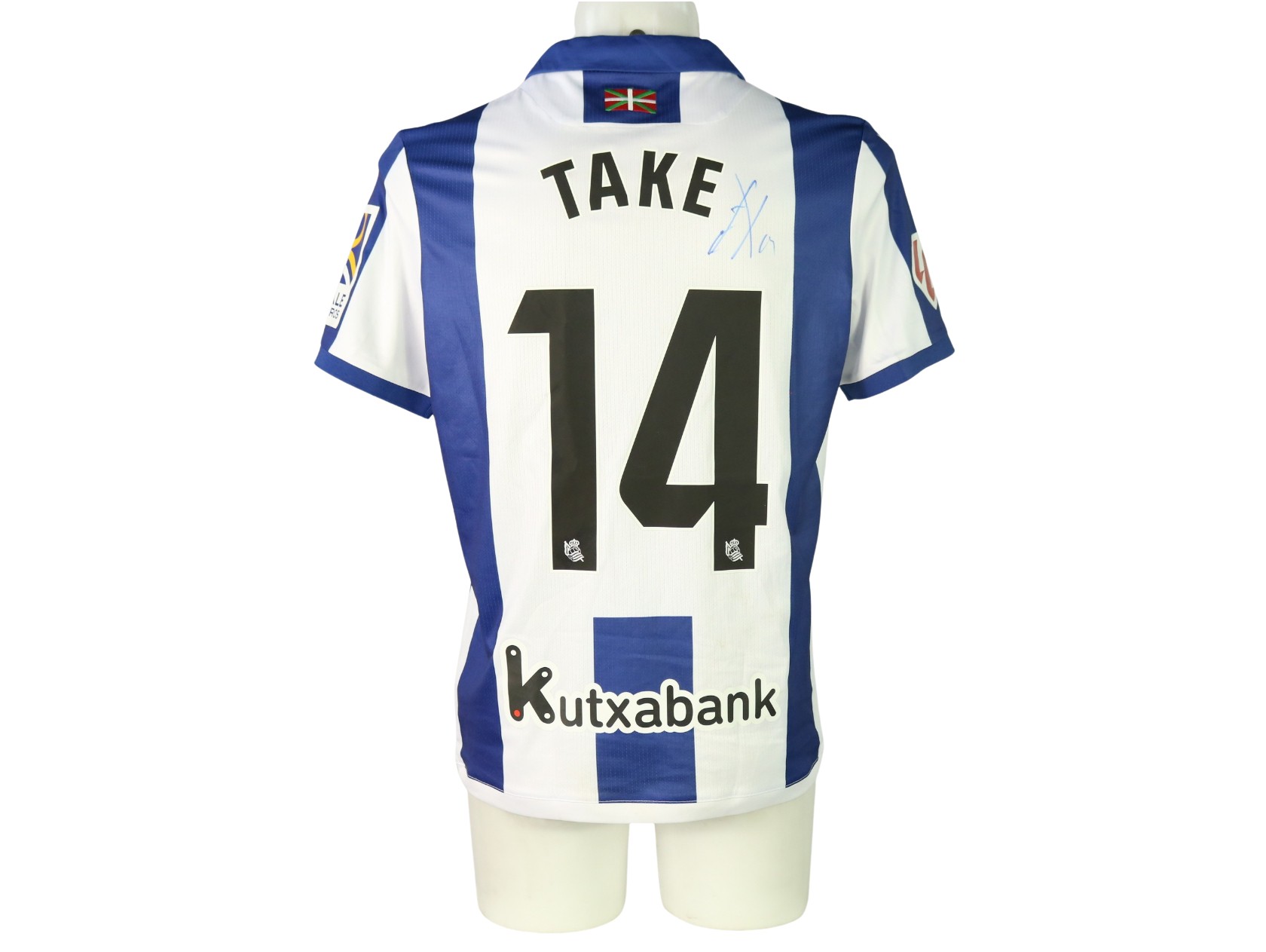 Take Kubo's Signed Unwashed Shirt, Real Sociedad vs Valencia 2024