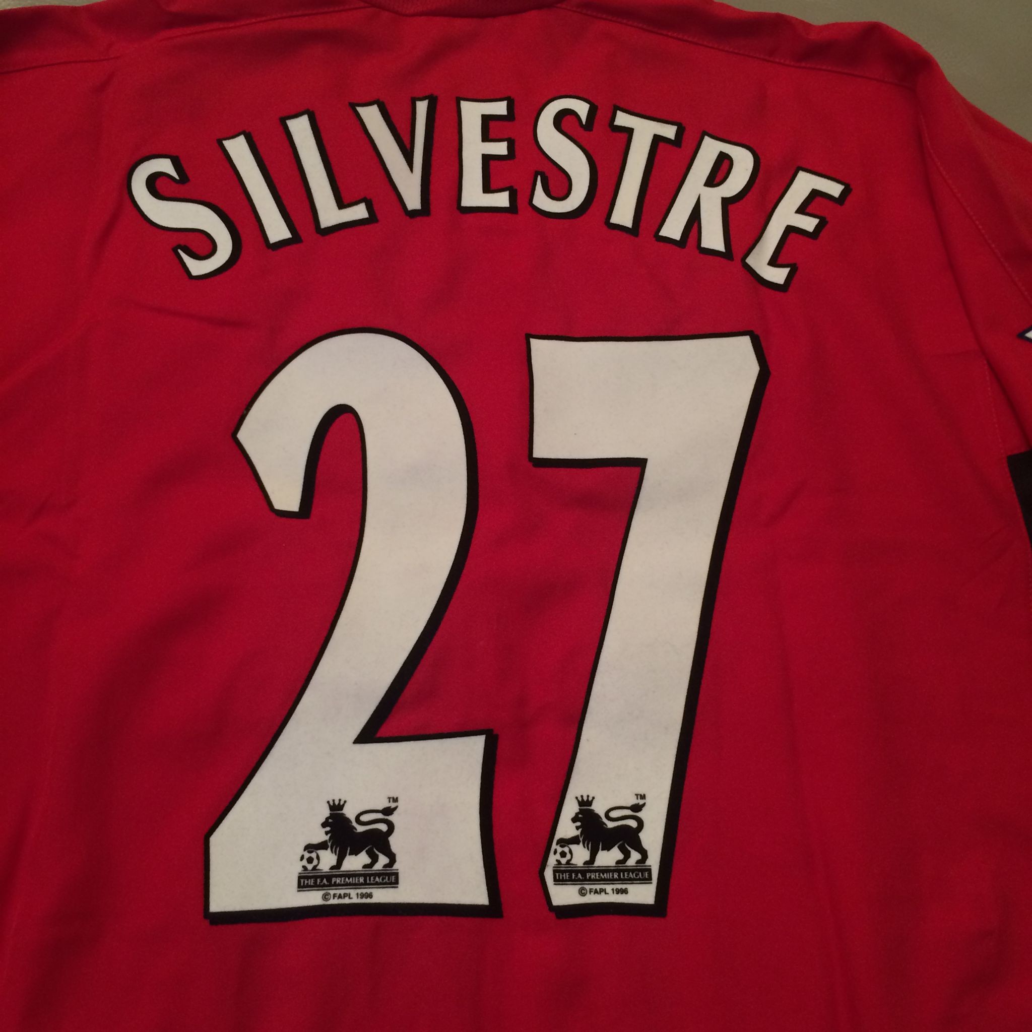 Silvestre's Manchester United Match-Issued Shirt, 2003/04