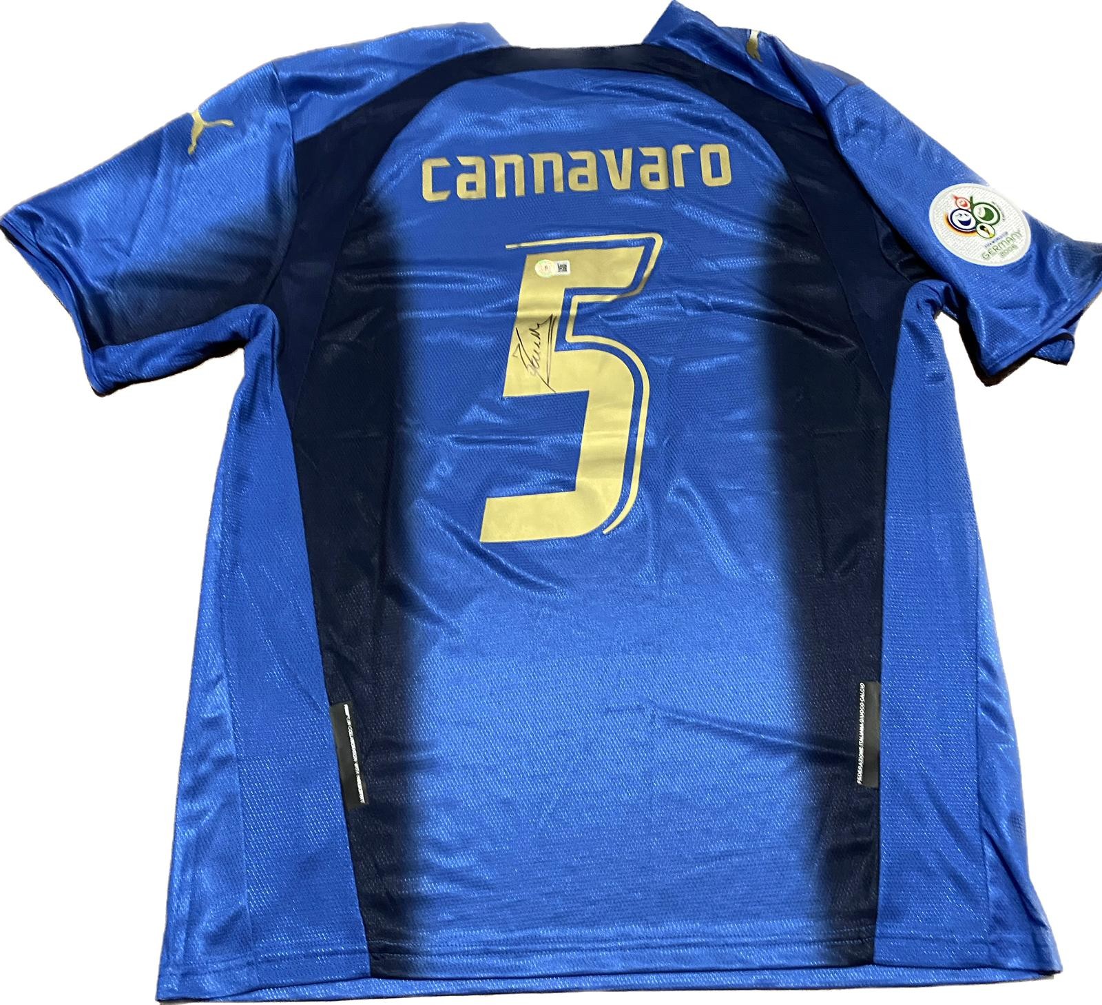 Fabio Cannavaro's Italy World Cup Winners 2006 Signed Replica
