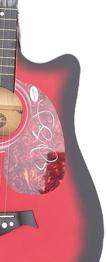 Jon Bon Jovi Signed Acoustic Guitar - CharityStars