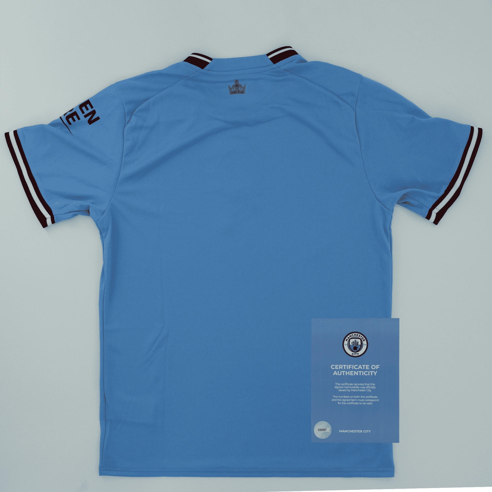 Manchester City 2022/23 Treble Winners Official Squad Signed Shirt