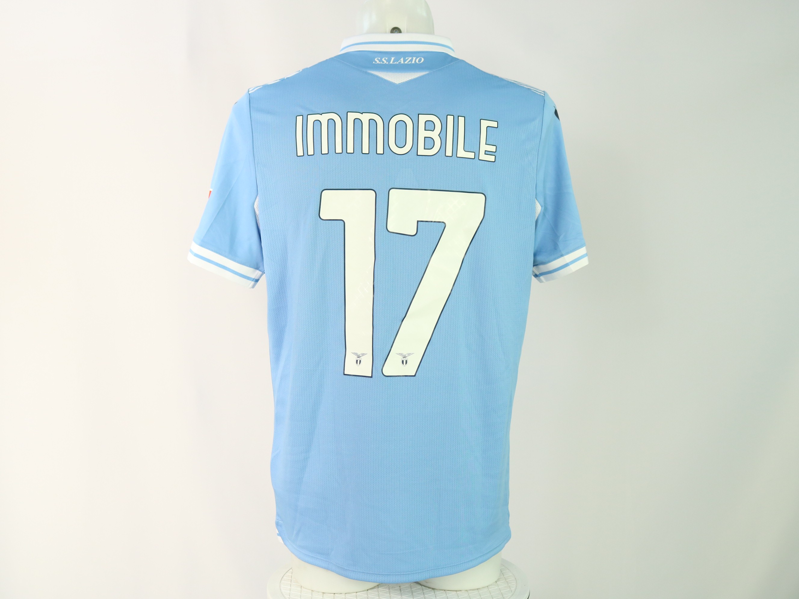Immobile's Lazio Match-Issued Shirt, 2020/21 - CharityStars