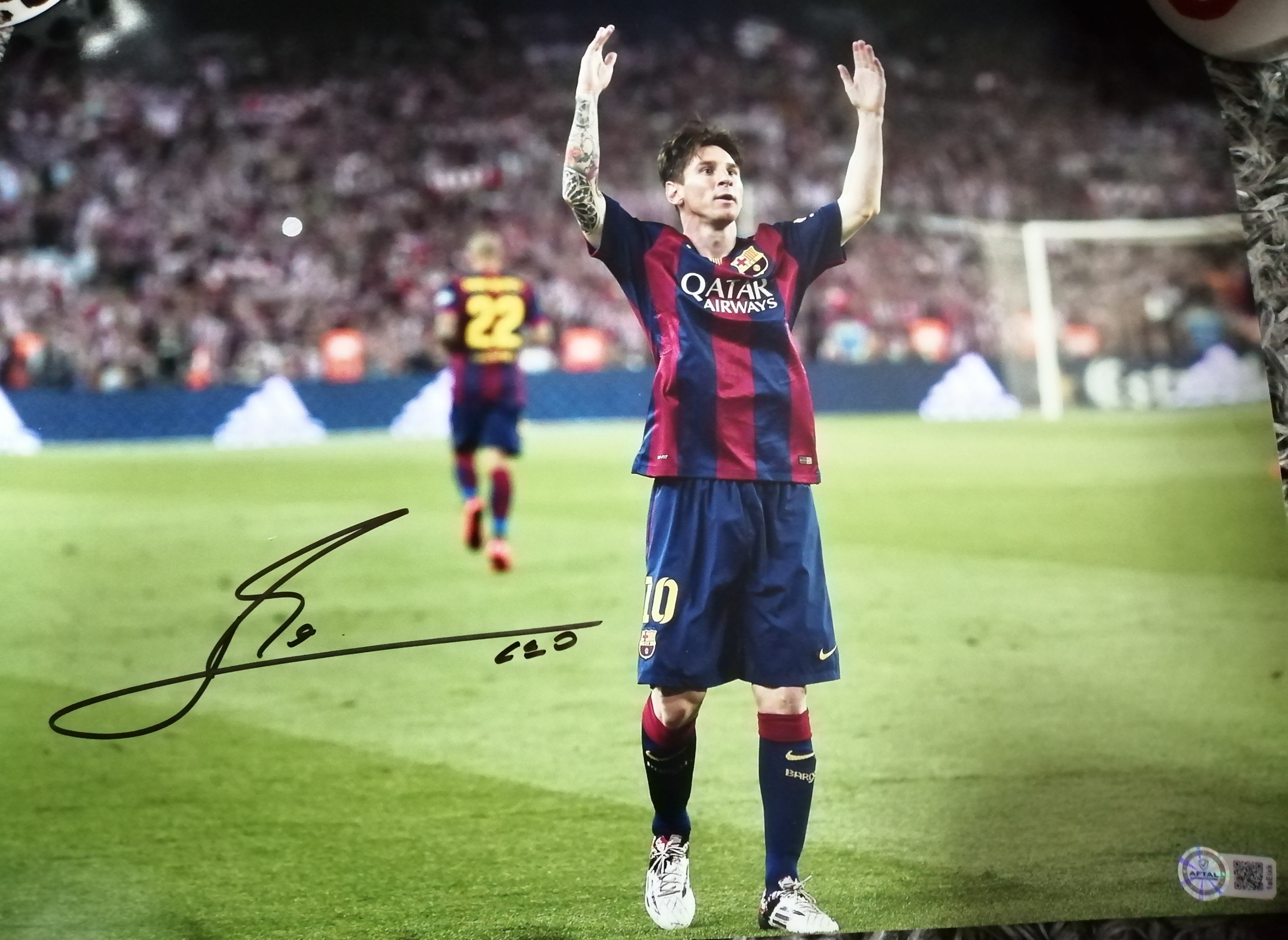 MESSI | Lionel Messi Official FC Barcelona Signed and Framed Branded – Barça Official