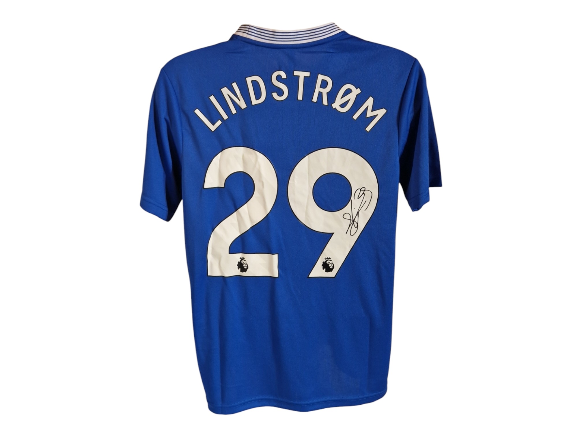 Jesper Lindstrom's Everton 2024/25 Signed Replica Shirt - CharityStars