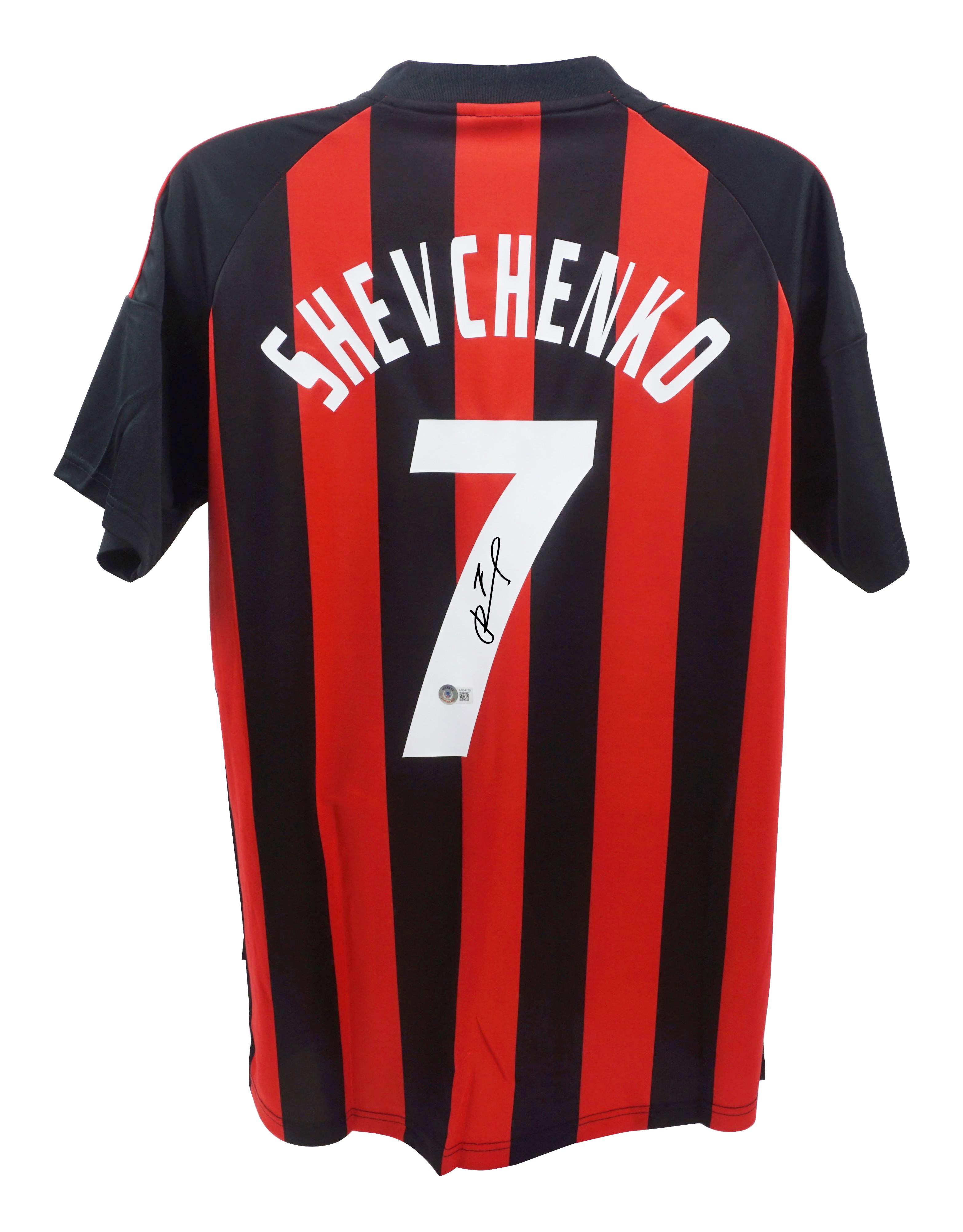 Andriy Shevchenko's AC Milan Signed Replica Shirt - CharityStars