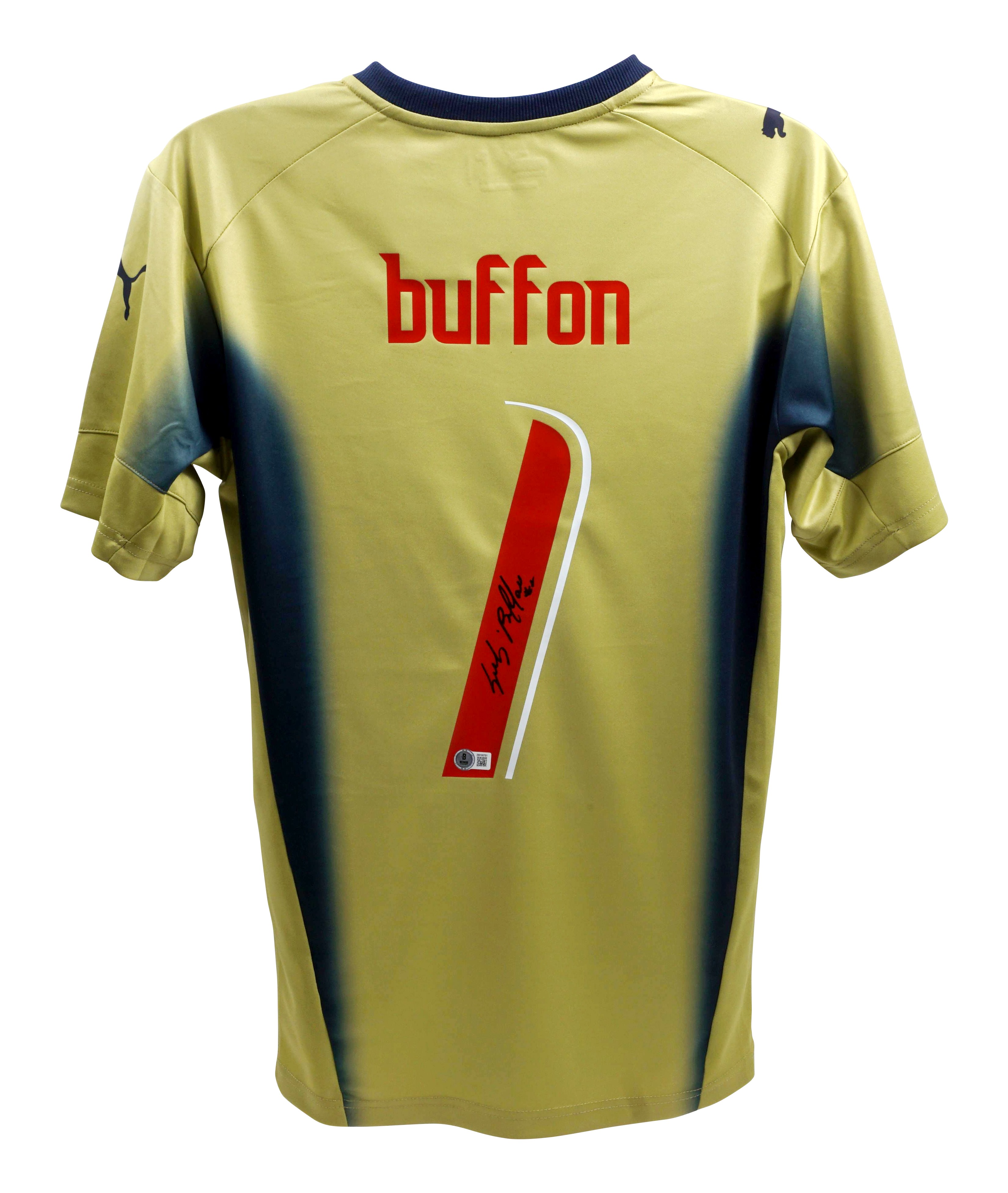 Gianluigi Buffon's Italy Signed Replica Shirt - CharityStars