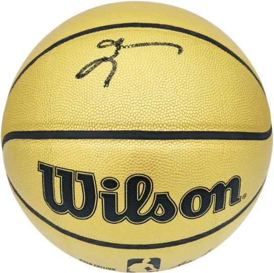 Allen Iverson's Philadelphia 76ers Signed NBA Basketball