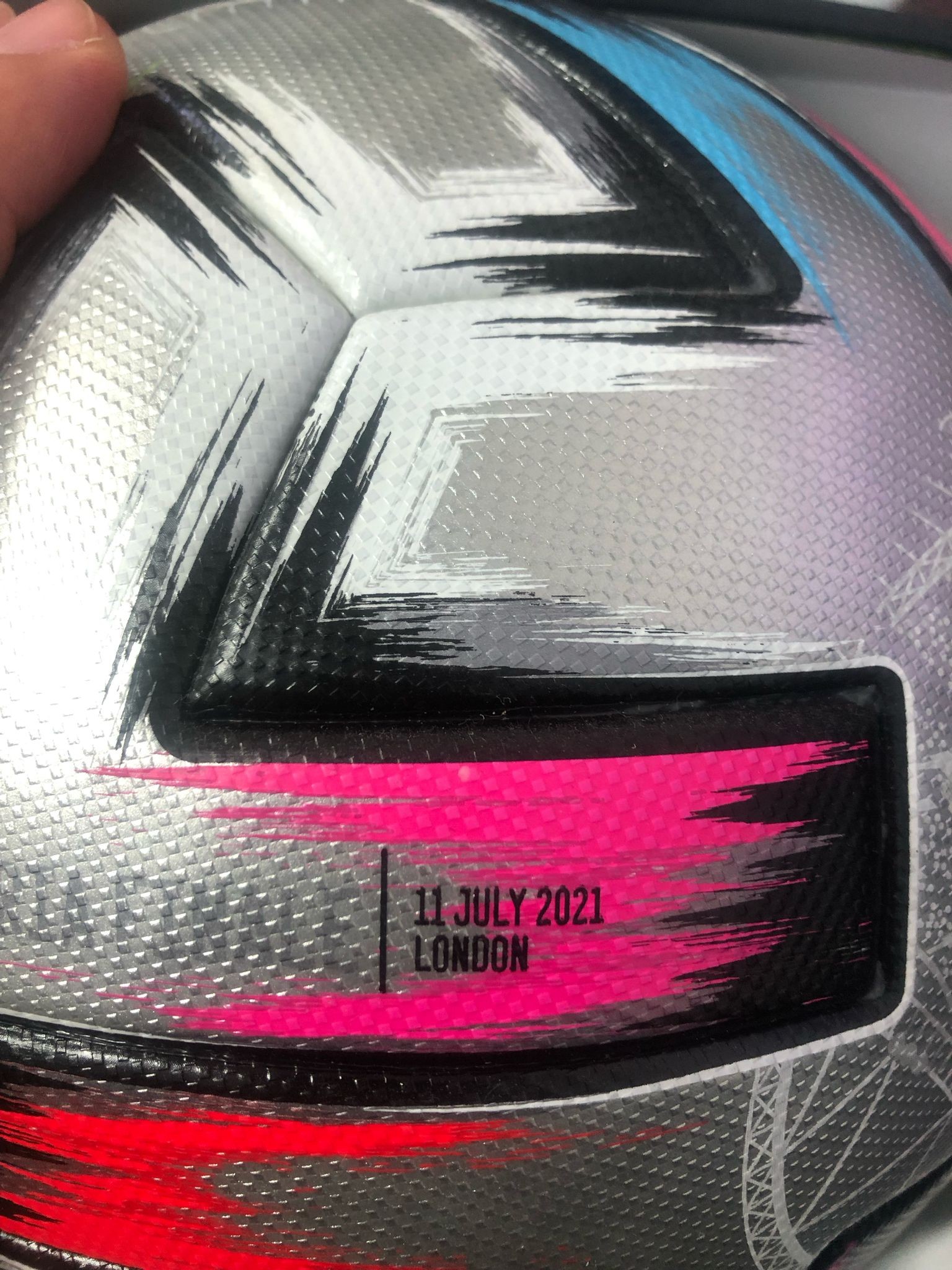 Pallone Ufficiale UEFA EURO 2020 Taglia 5 – Termico, Legato, Multicolore (Pakistan)