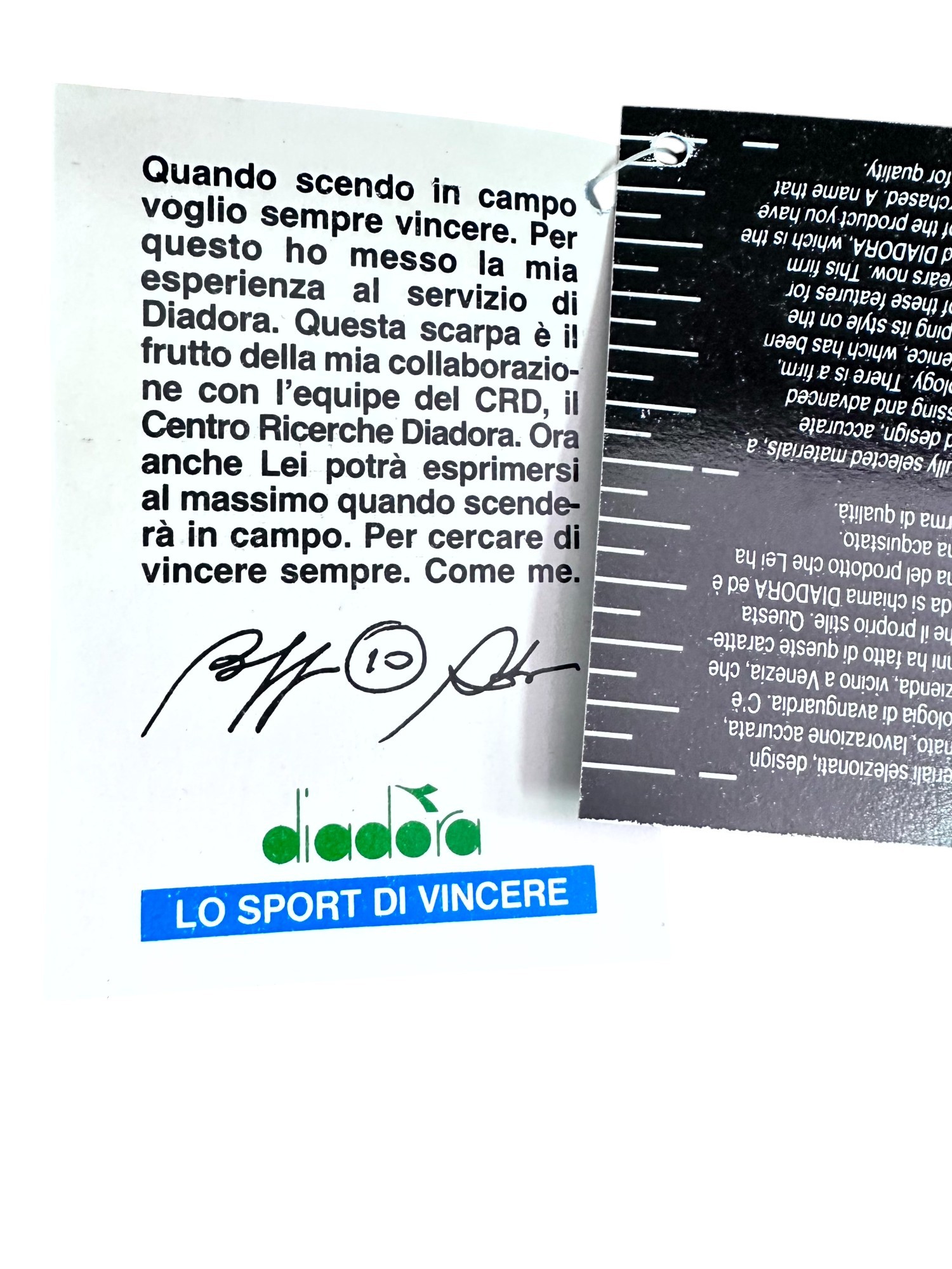 SCARPE CALCIO ROBERTO baggio Diadora Italia World Cup vintage anni 90