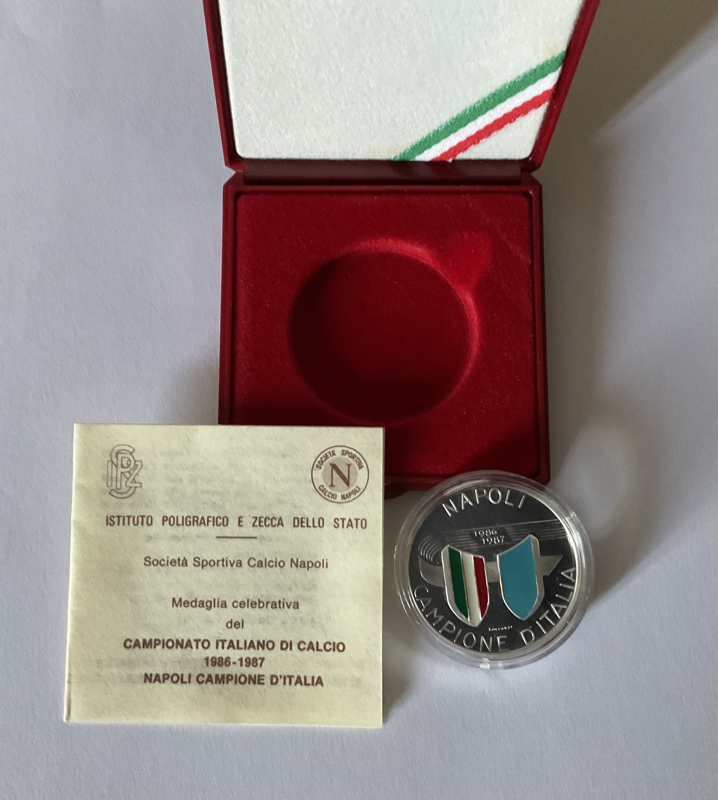Medaglia N.A.C.G. Nucleo addestramento giovani calciatori - anni '60