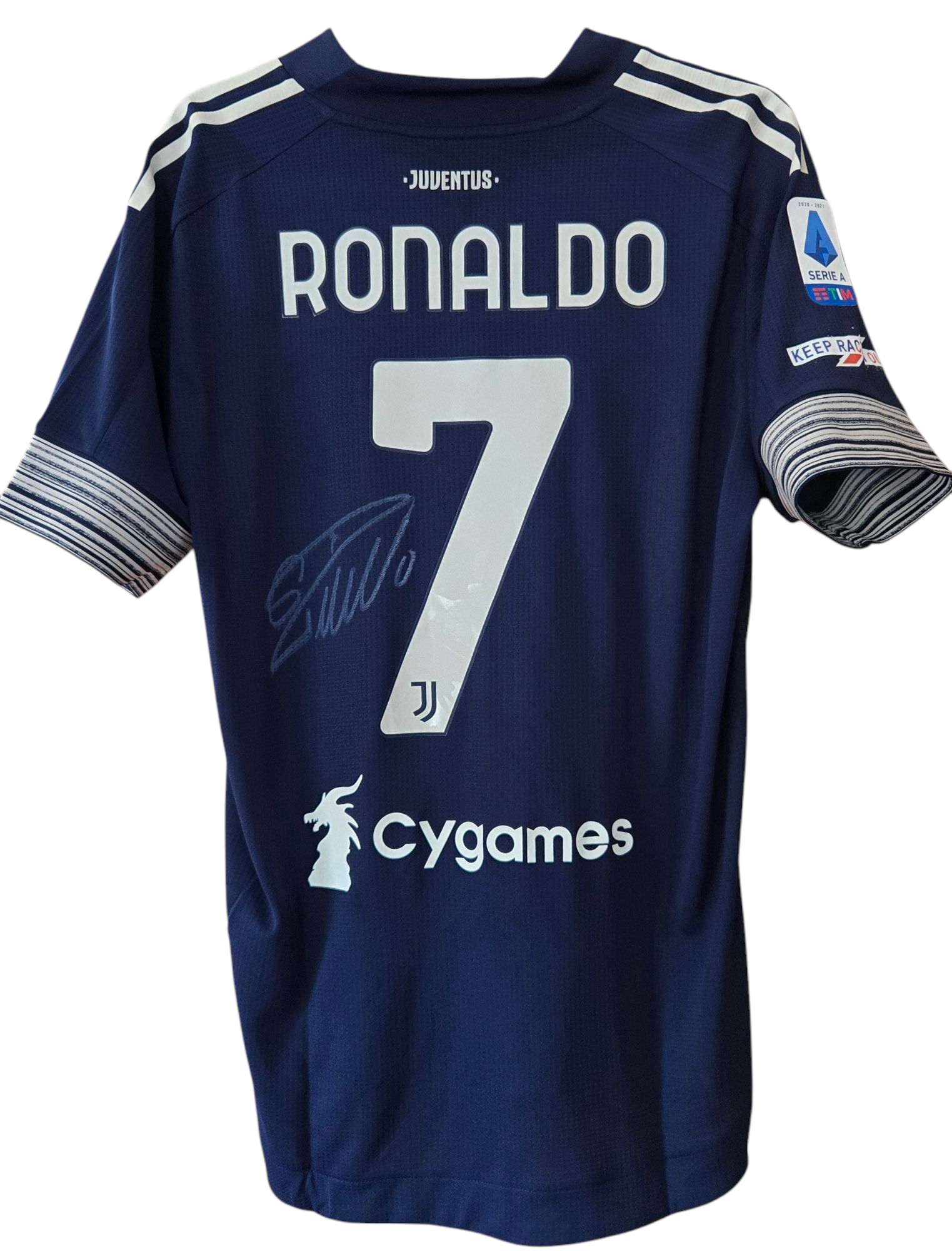Cristiano Ronaldo's Juventus Signed Match-Issued Shirt, 2020/21