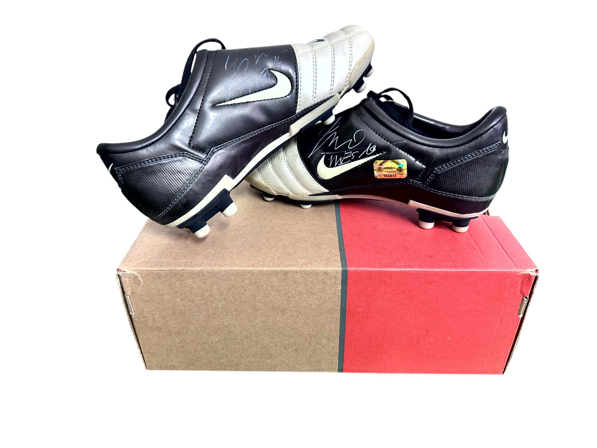 Nike Total 90 Collection New Football Shoes, 2000s - Signed by