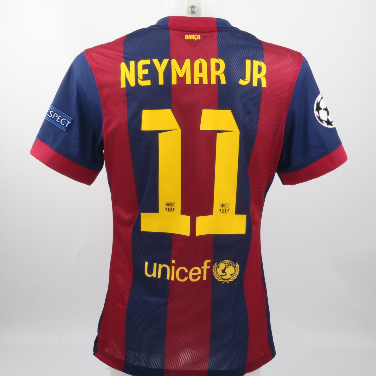 Barcelona Team Signed 2015 Jersey Treble Winners, Including Neymar a –  Sports Online