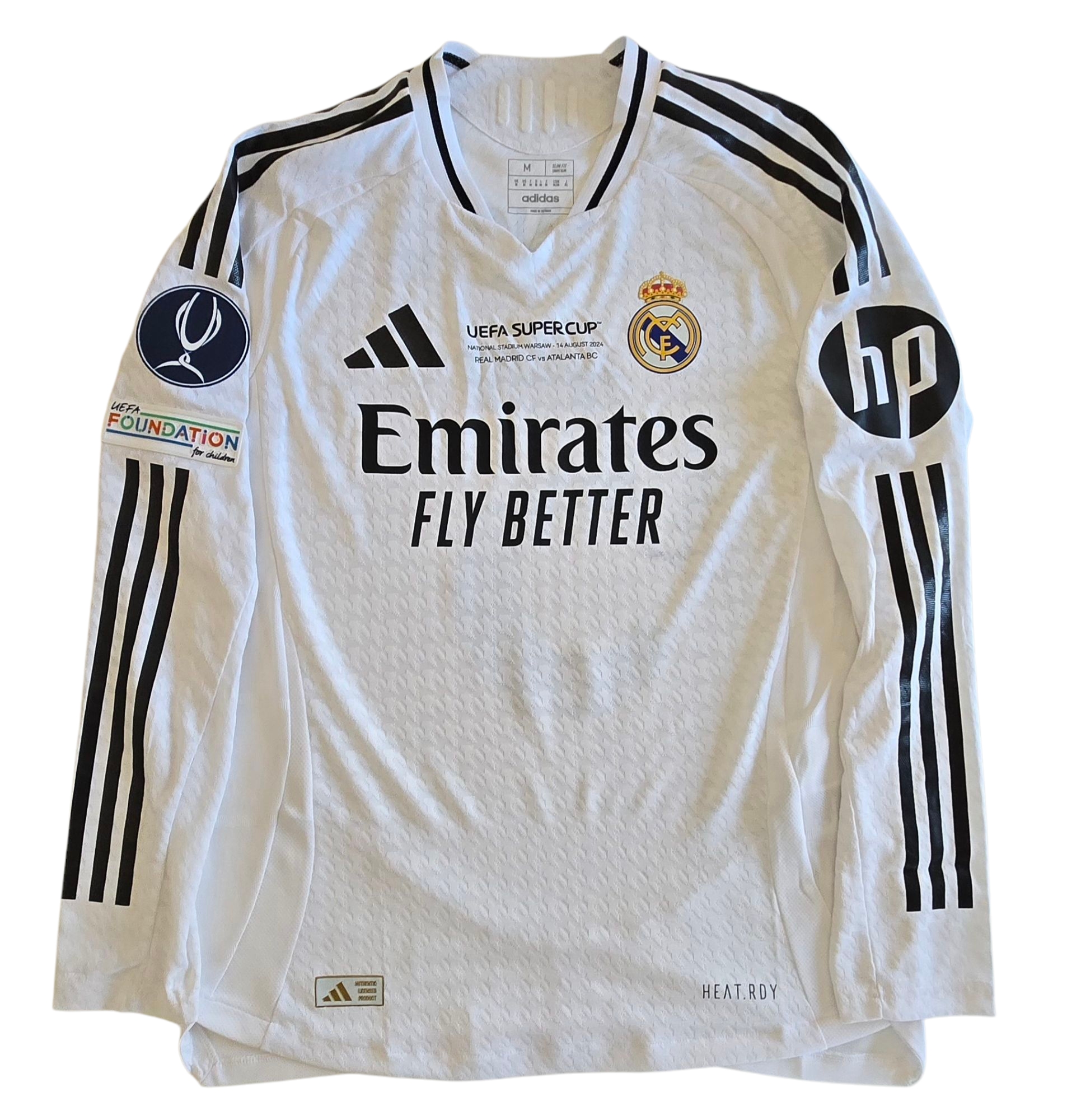 R: Bellingham's Signed Match-Issued Shirt, Real Madrid vs Atalanta
