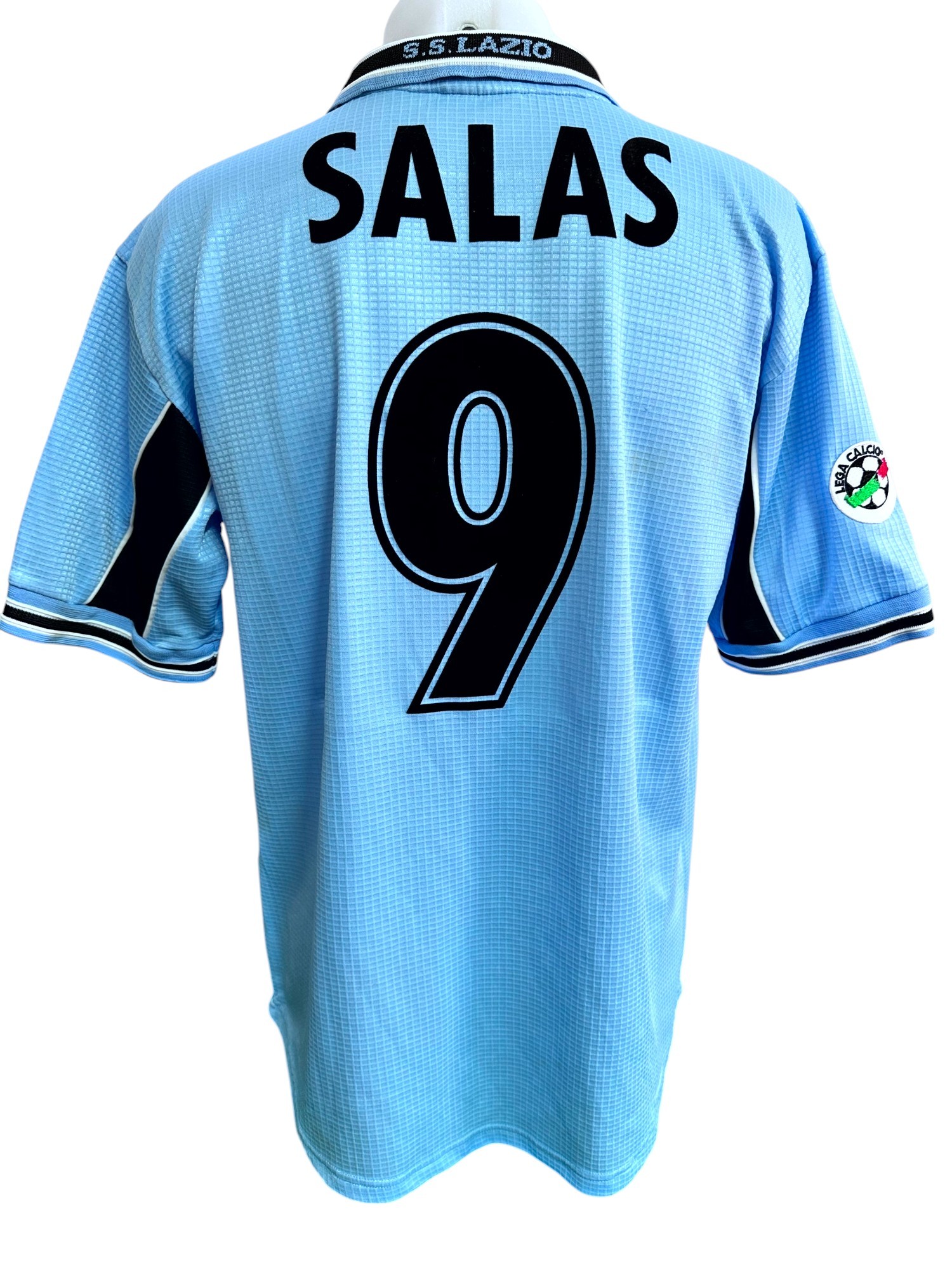 Salas' Lazio Match-Issued Shirt, 1999/00 - CharityStars
