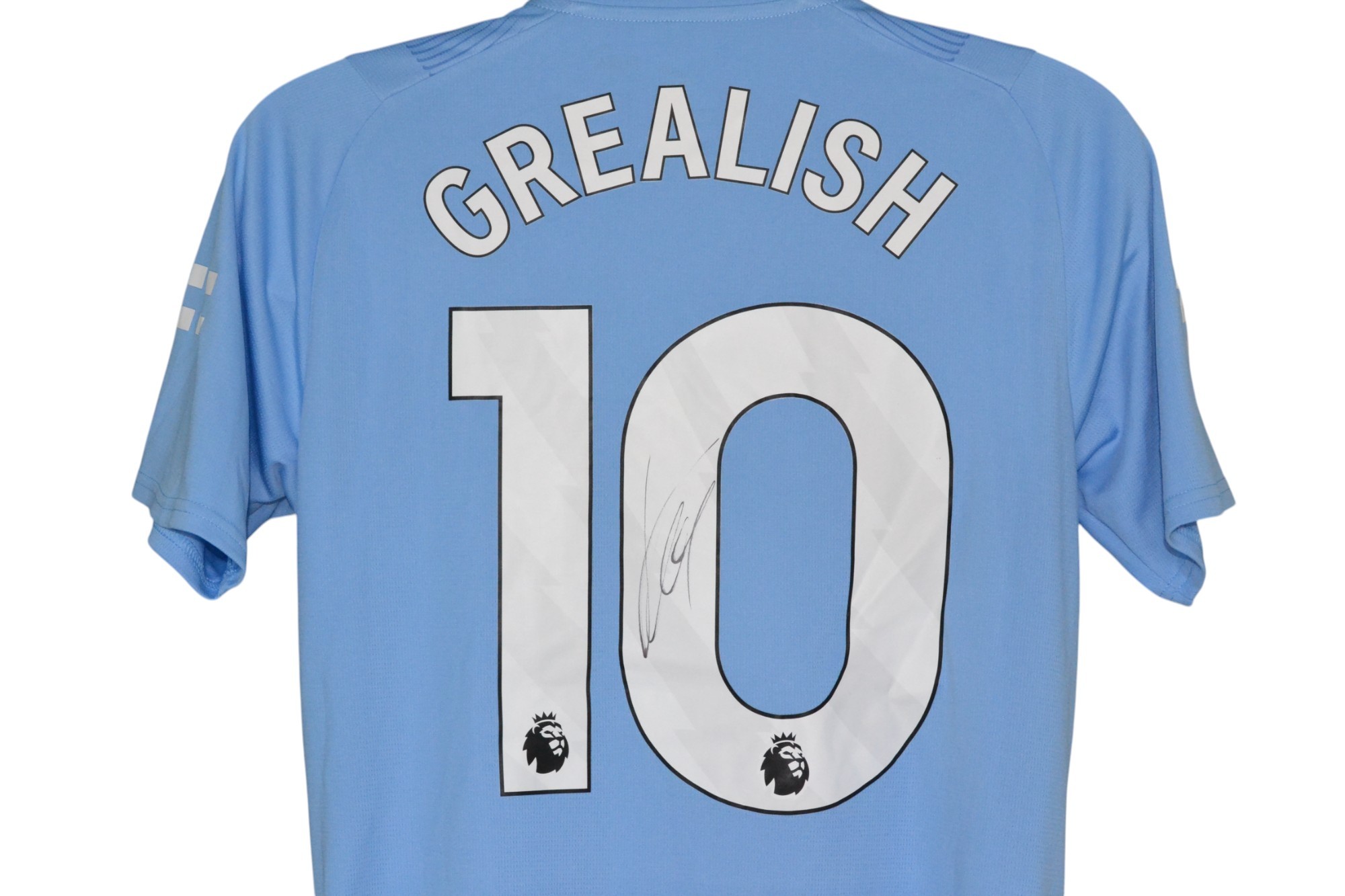 Signed Jack Grealish Premier League Printed Manchester City 2023