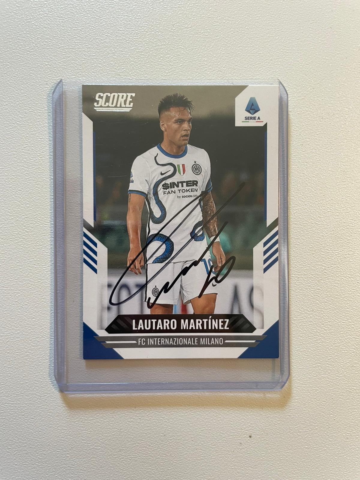 Lautaro Martinez - Signed Topps UEFA | 2024-25 LAUTARO TOPPS