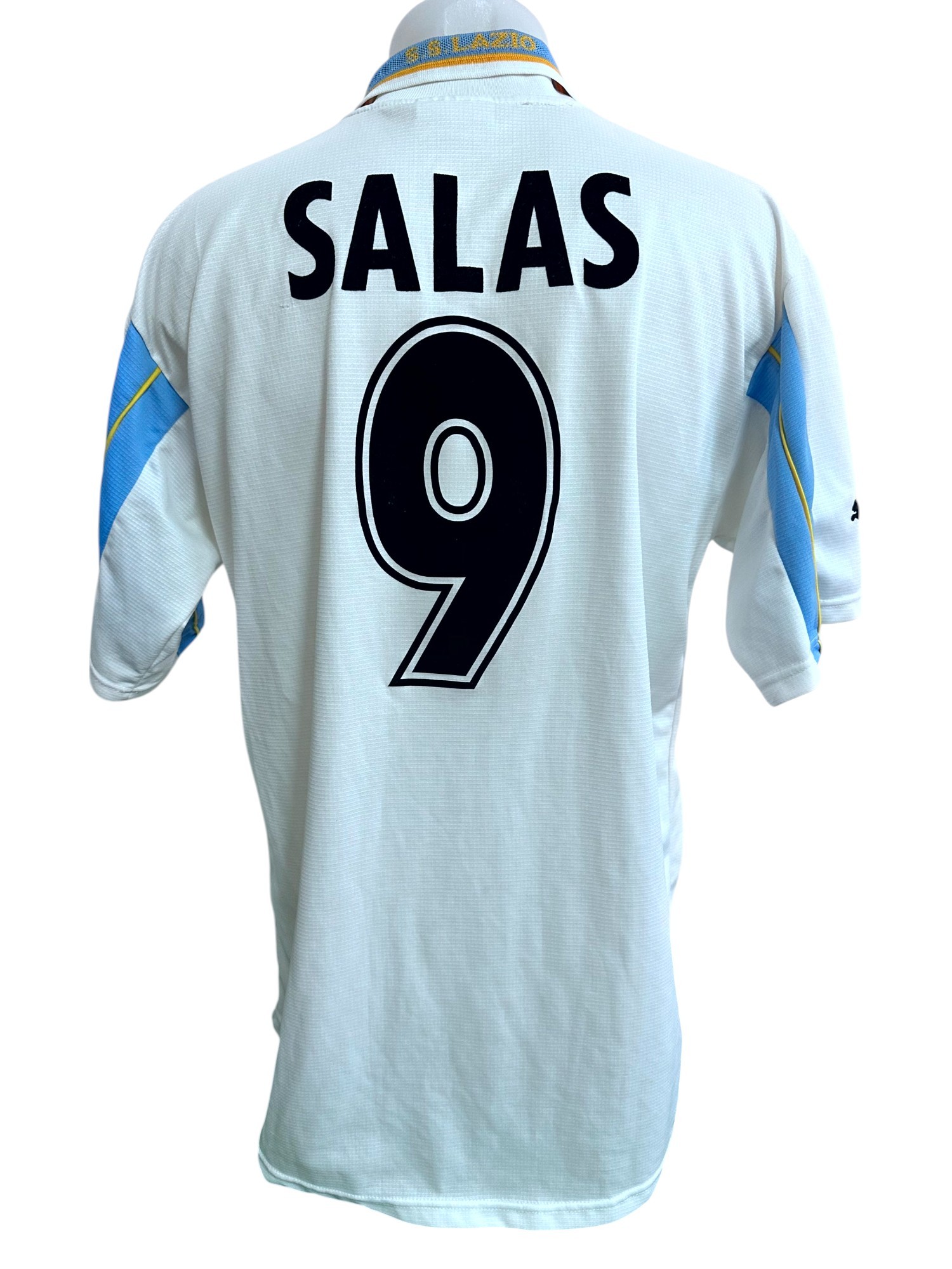 Salas' Lazio Official Shirt, 2000/01 - CharityStars