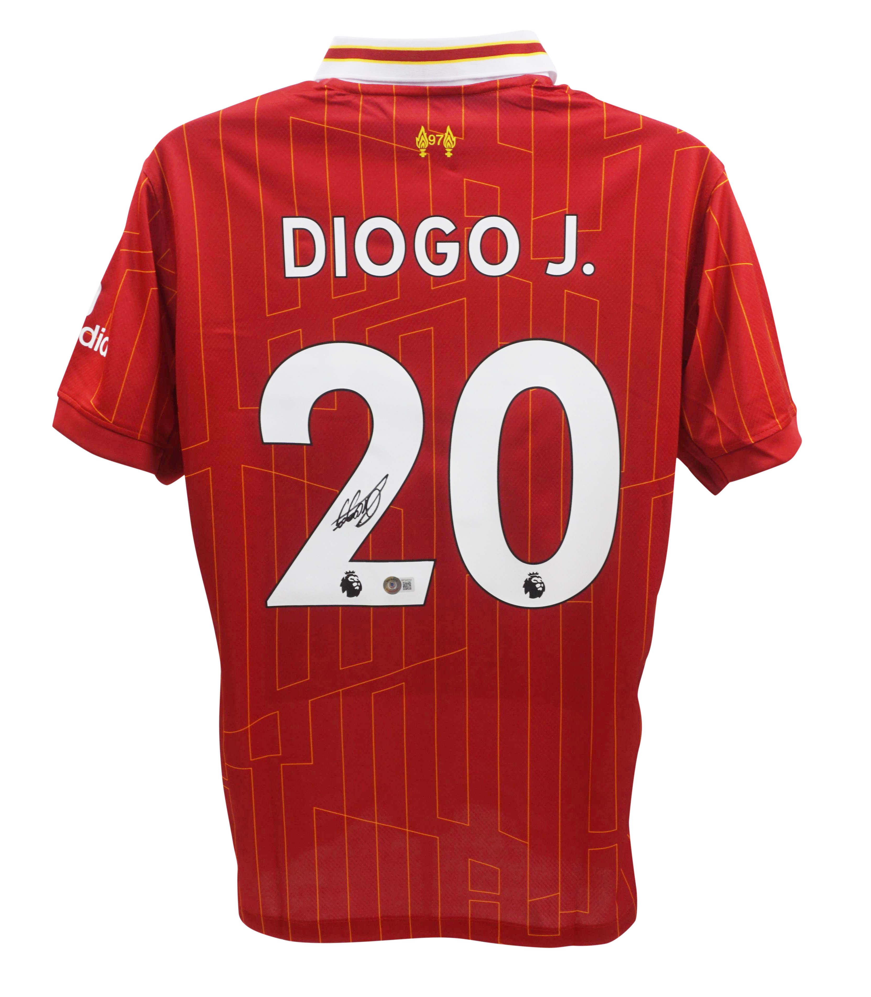 Diogo Jota's Liverpool FC Signed Replica Shirt - CharityStars