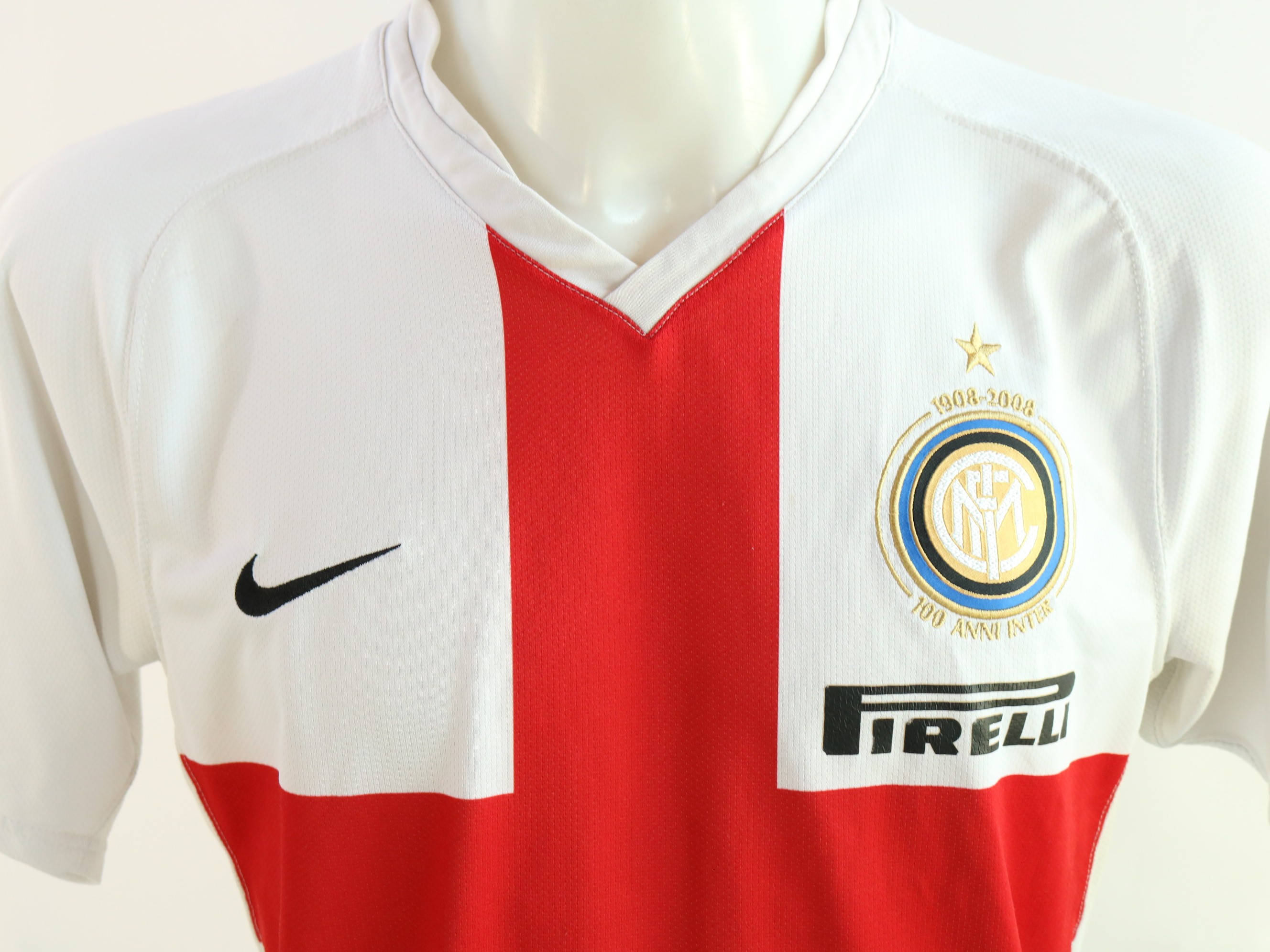 R - Official Inter 100th Anniversary Shirt, 2007/08 - Signed by