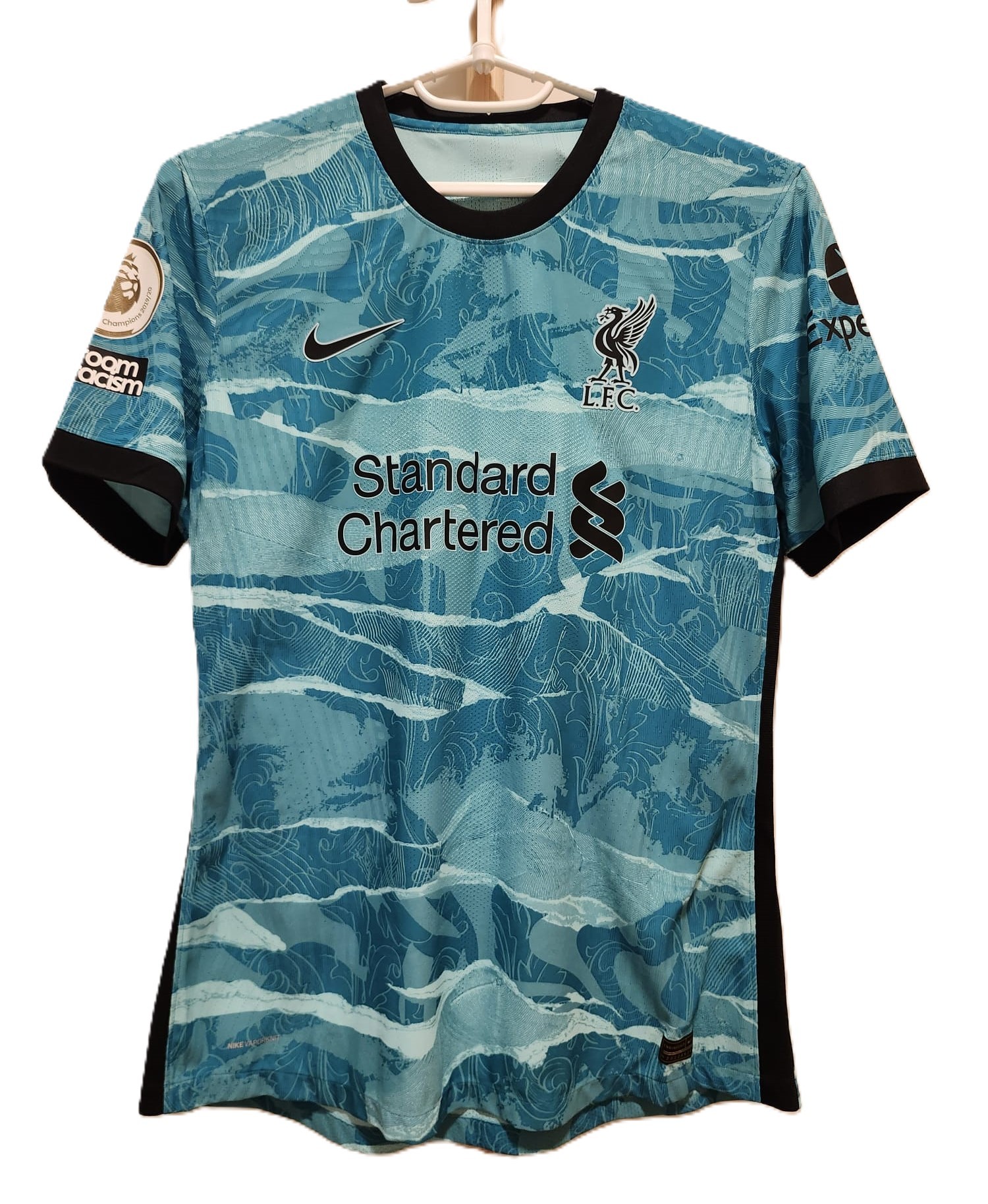 Virgil Van Dijk's Liverpool Match-Issued Shirt - CharityStars