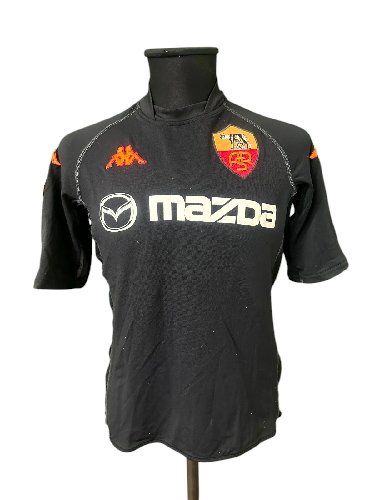 ASローマ 2002-03 ユニフォーム 黒 Kappa トッティ絶頂期 2002/03 Roma Third Shirt (S) Kappa – Cult Kits