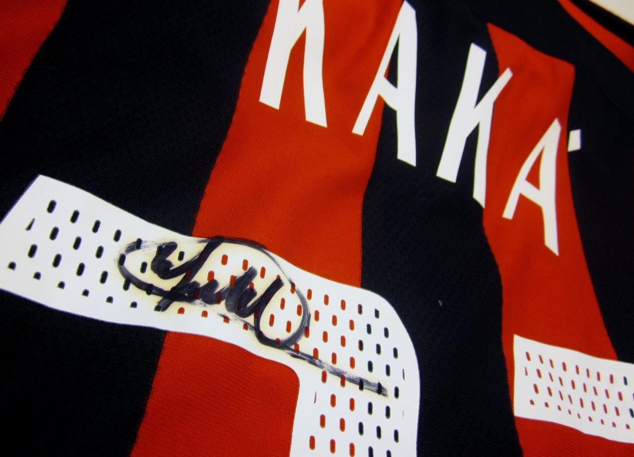 Milan fanshop shirt, Kakà, Serie A 2007/2008 - signed - CharityStars