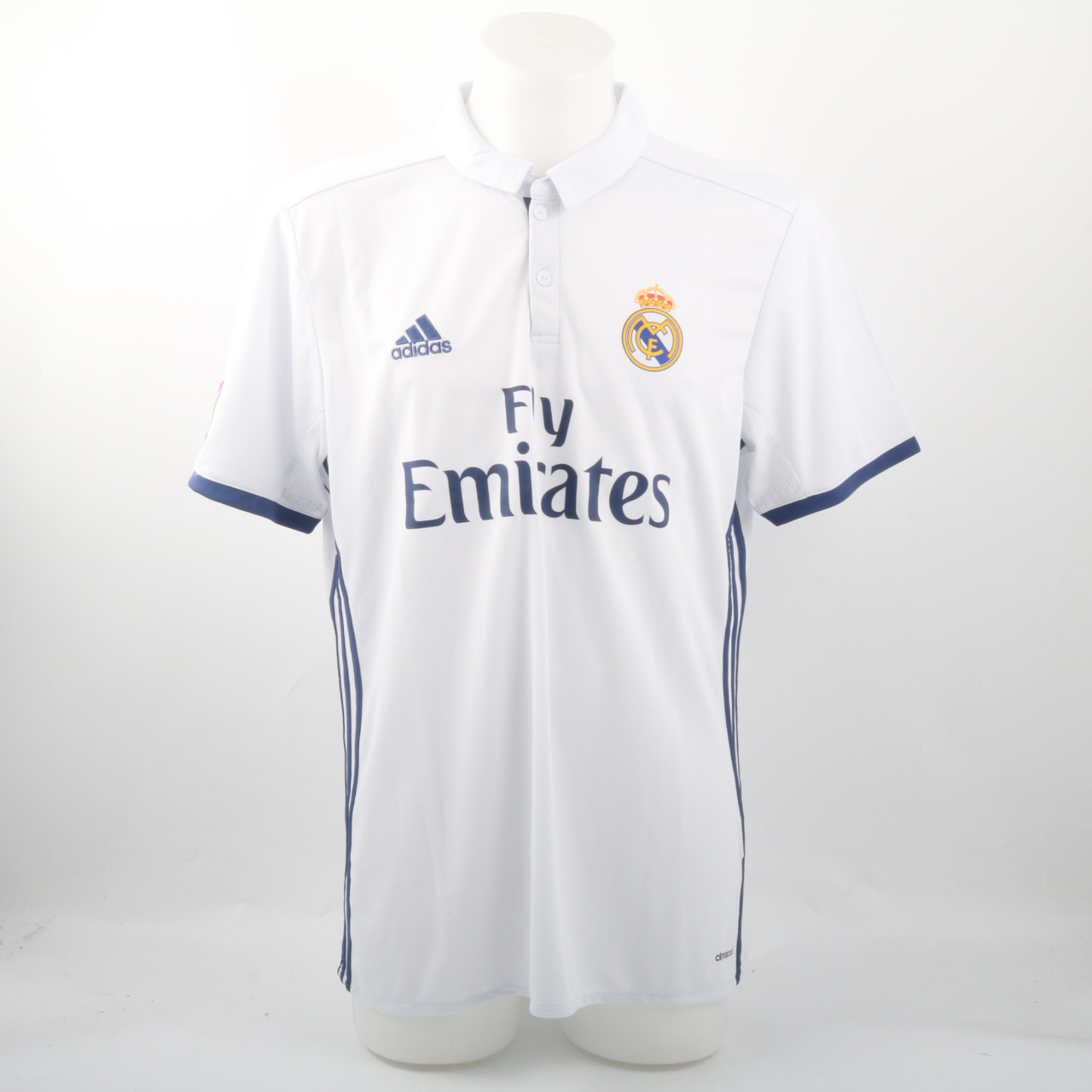 A Cristiano Ronaldo Game-Used Unwashed #7 Real Madrid Home Shirt 01/17/2016  La Liga vs Real Sporting Gijón