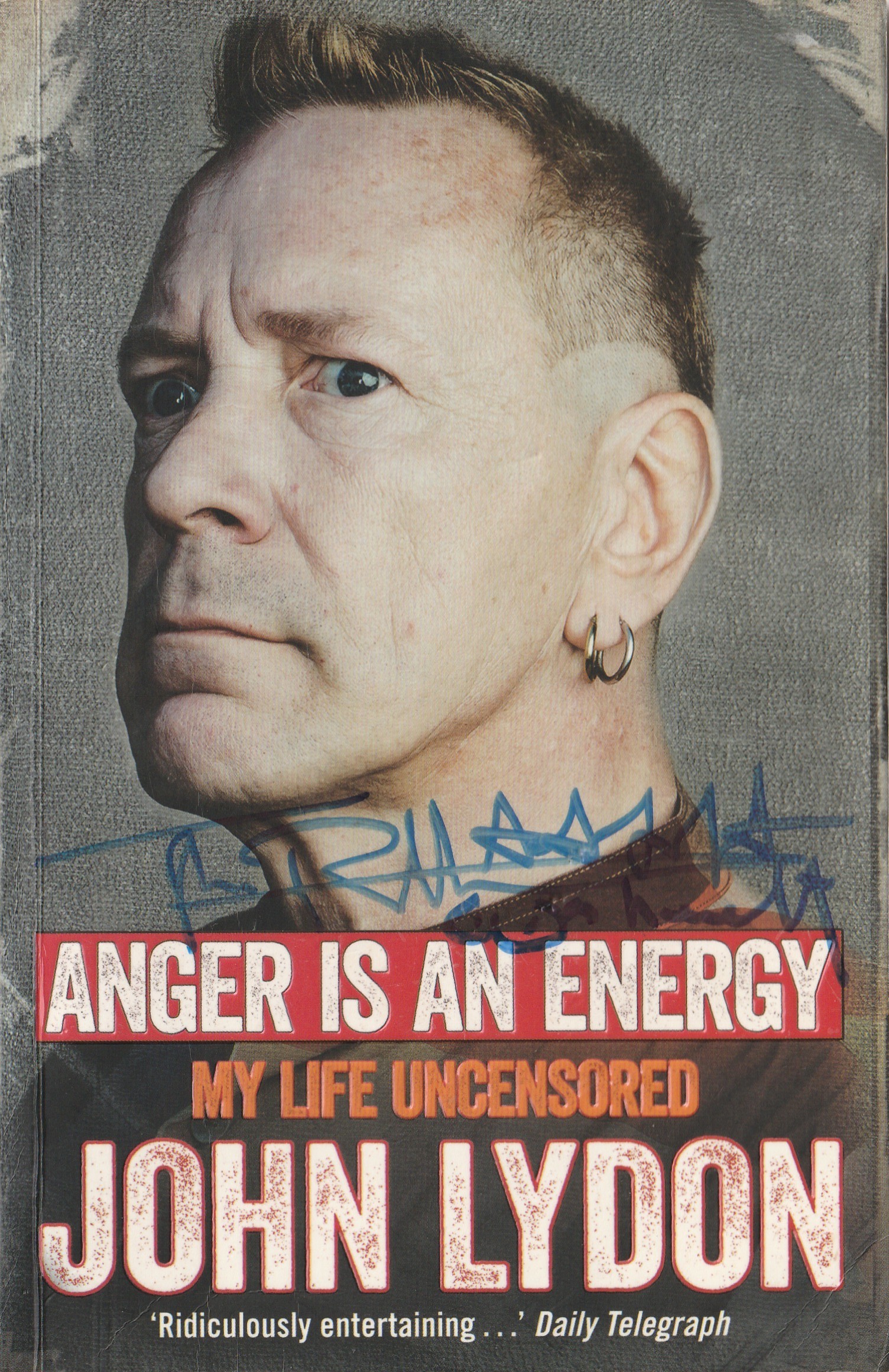 John Lydon Signed Sex Pistols Display - CharityStars