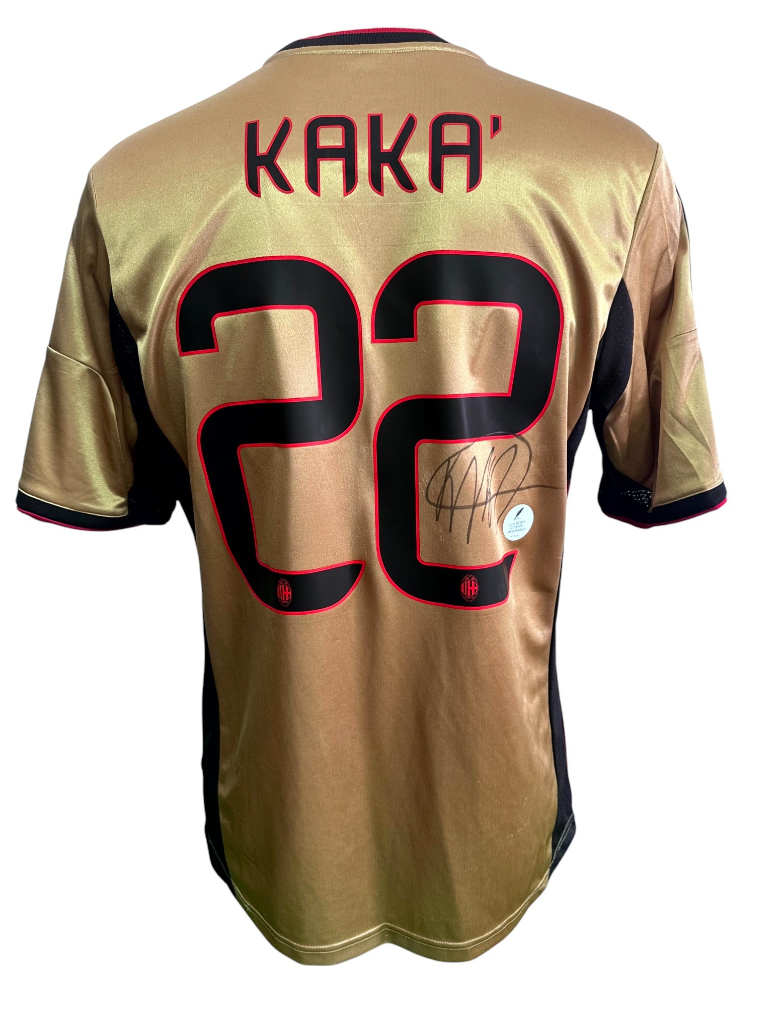 Kaká's Milan Signed Official Shirt, 2013/14 - CharityStars