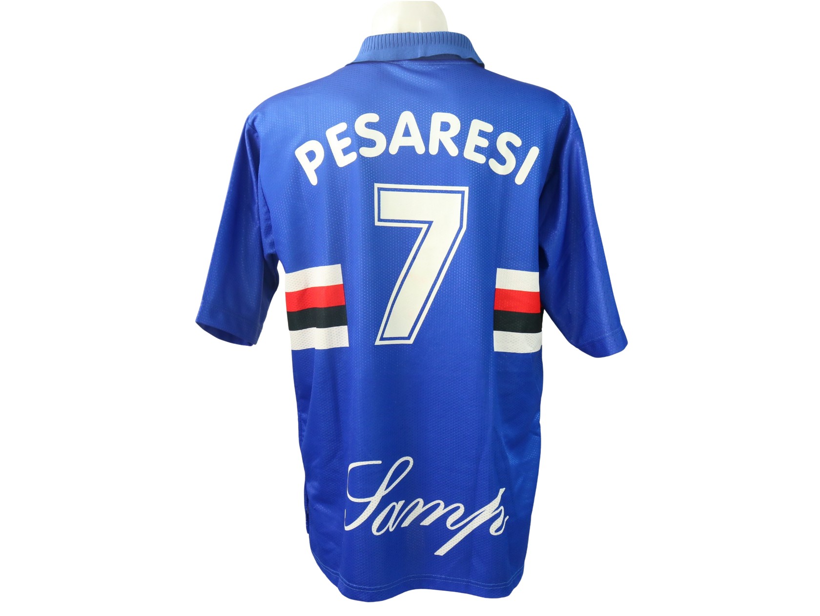Maillot Sampdoria Sans Match Porté Issue Haut Jersey Camiseta Vintage 1990/1991