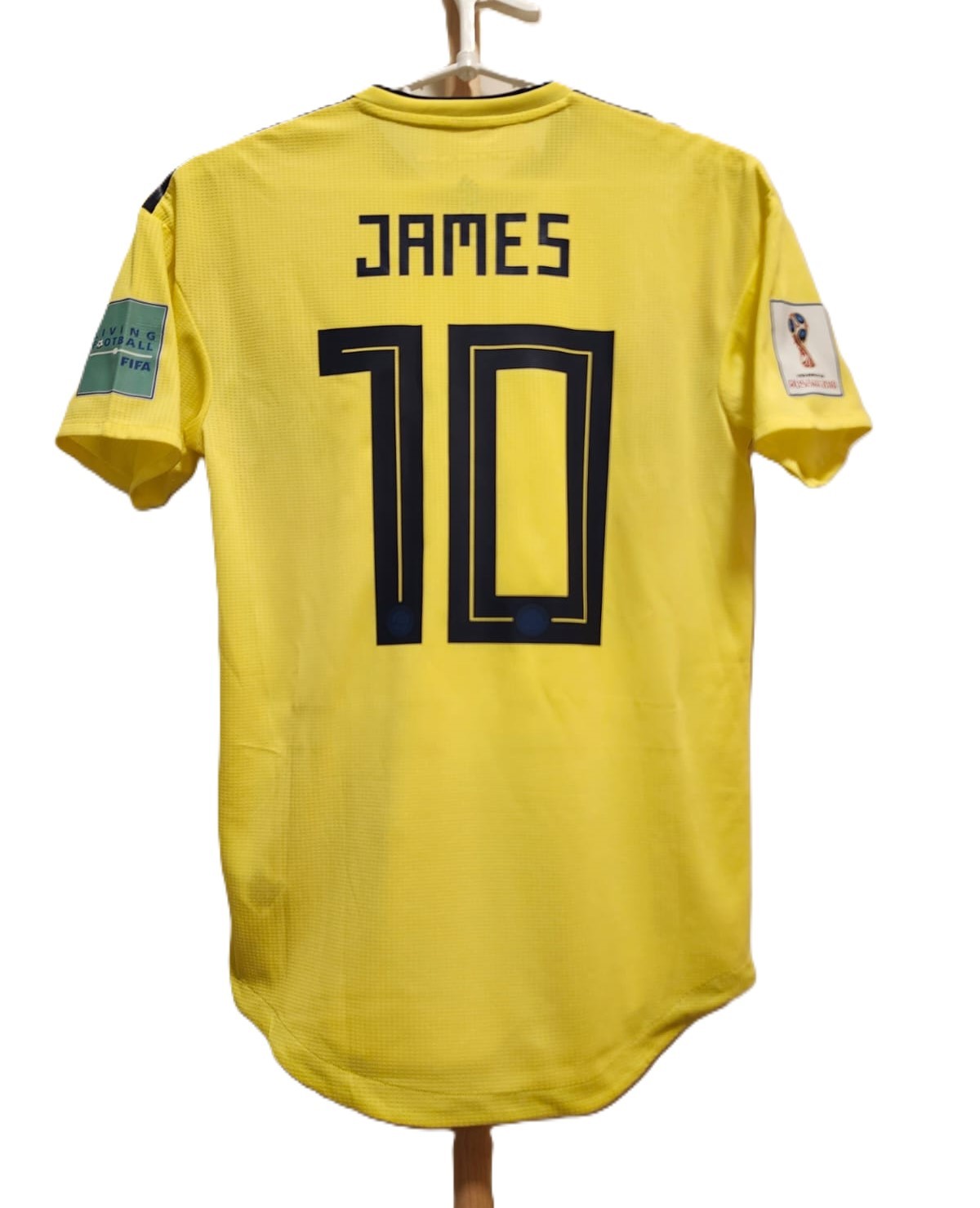 James Rodríguez's Colombia World Cup 2018 Match-Issued Shirt, vs