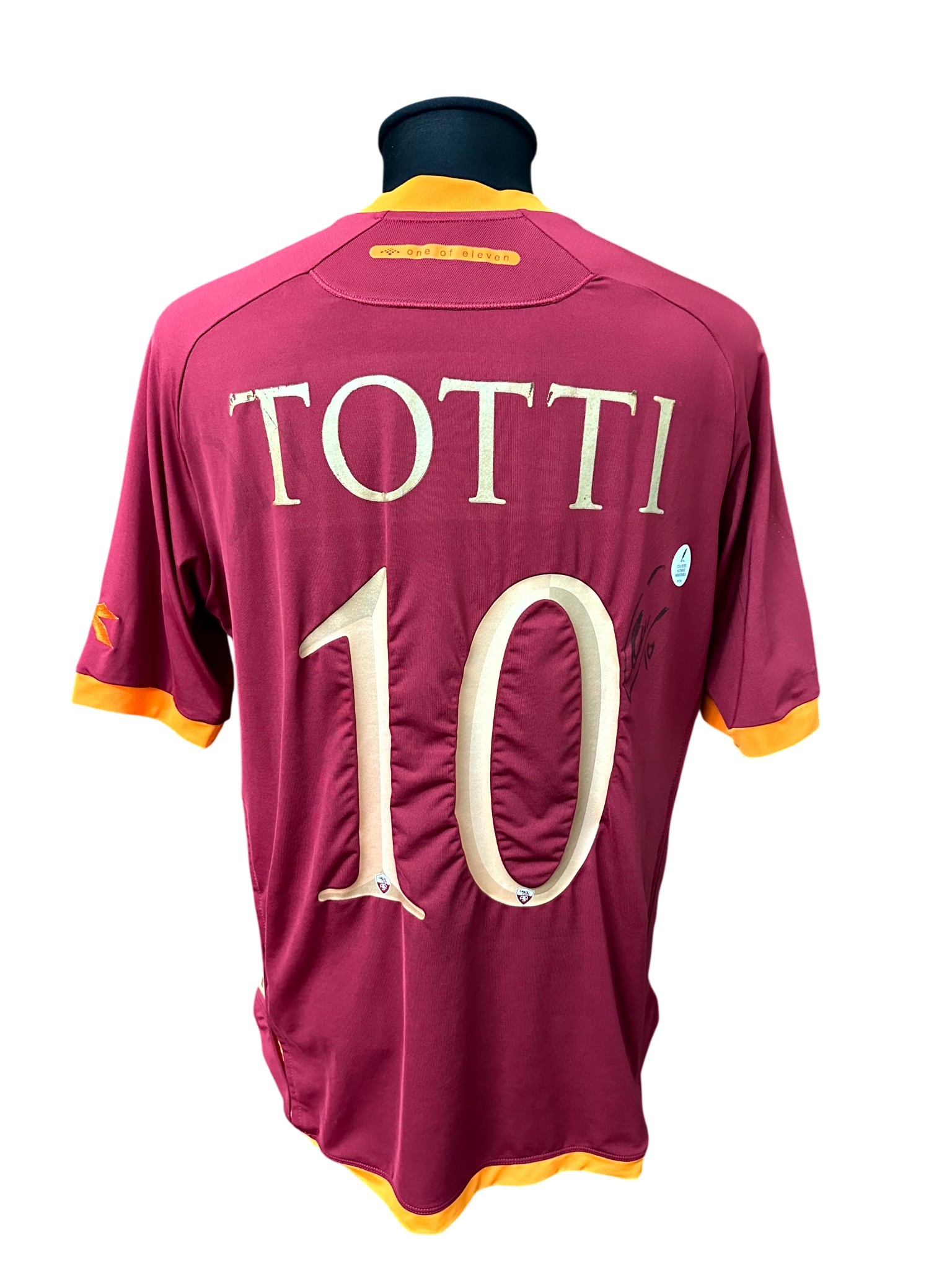 Totti's Roma Signed Official Shirt, 2006/07 - CharityStars