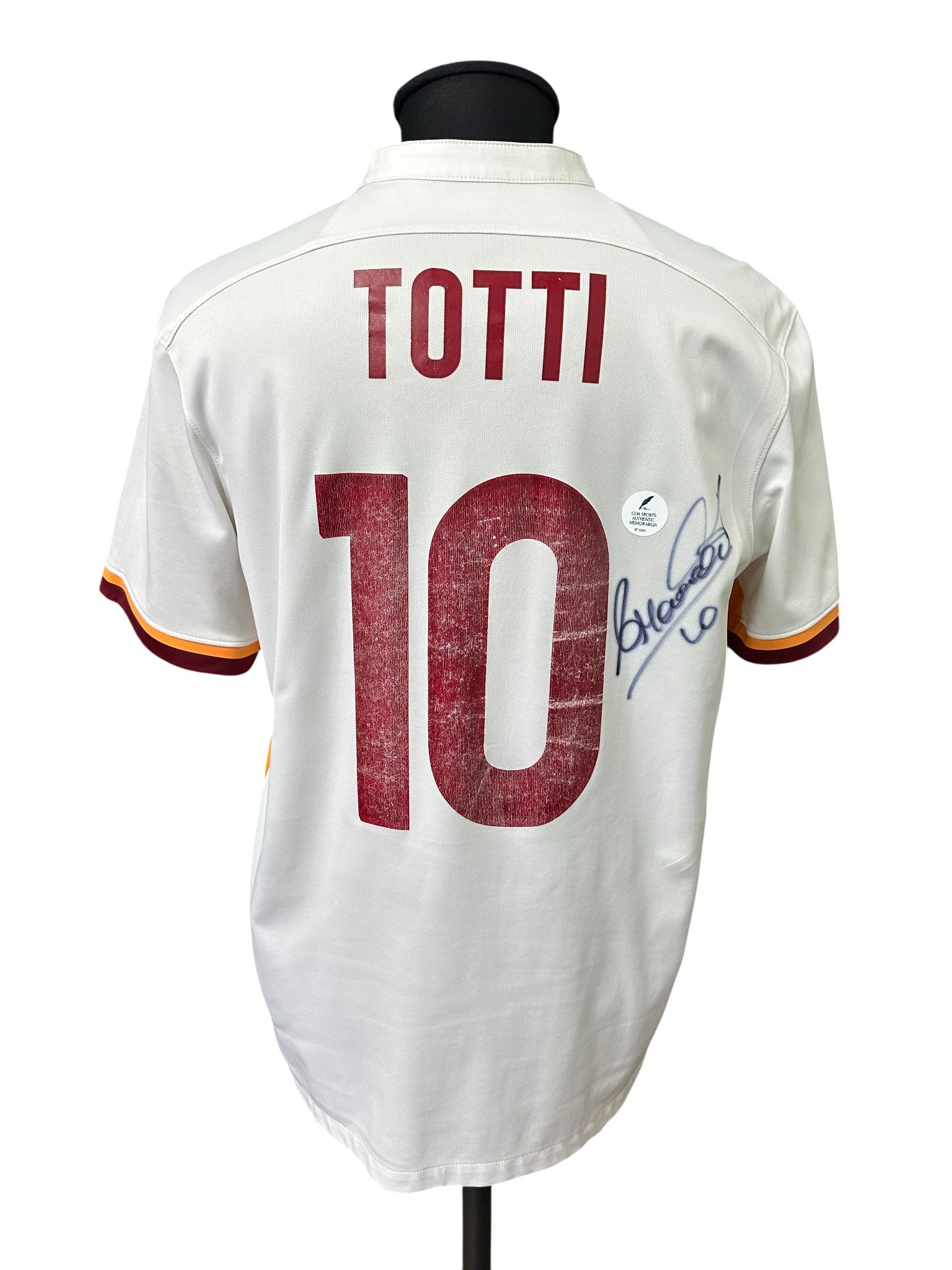 Totti's Roma Signed Official Shirt, 2015/16 - CharityStars