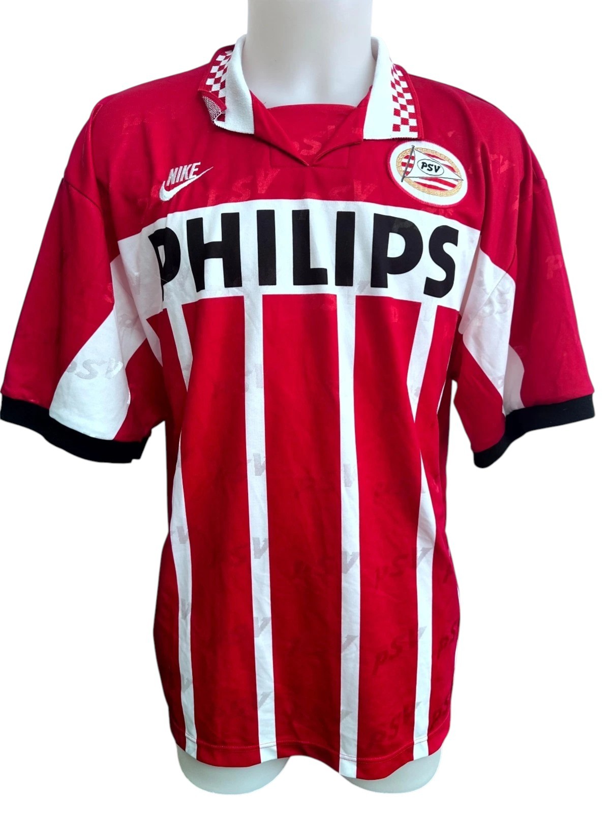 Linskens' PSV Eindhoven Match-Worn Shirt, 1995/96 - Napoli Basket