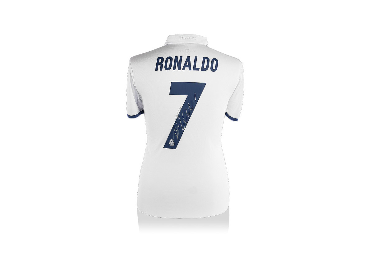 Signed Cristiano Ronaldo 2016/2017 Home Jersey