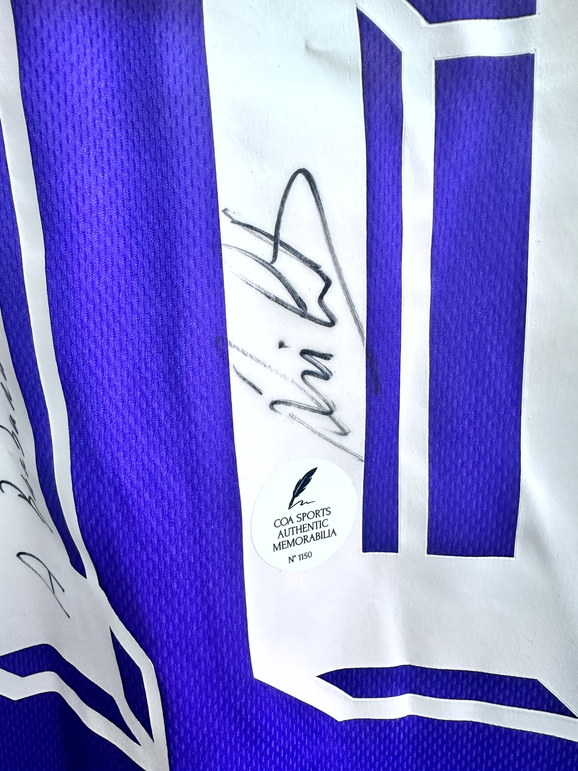 Rui Costa's Fiorentina Signed Official Shirt, 1998/99 - CharityStars